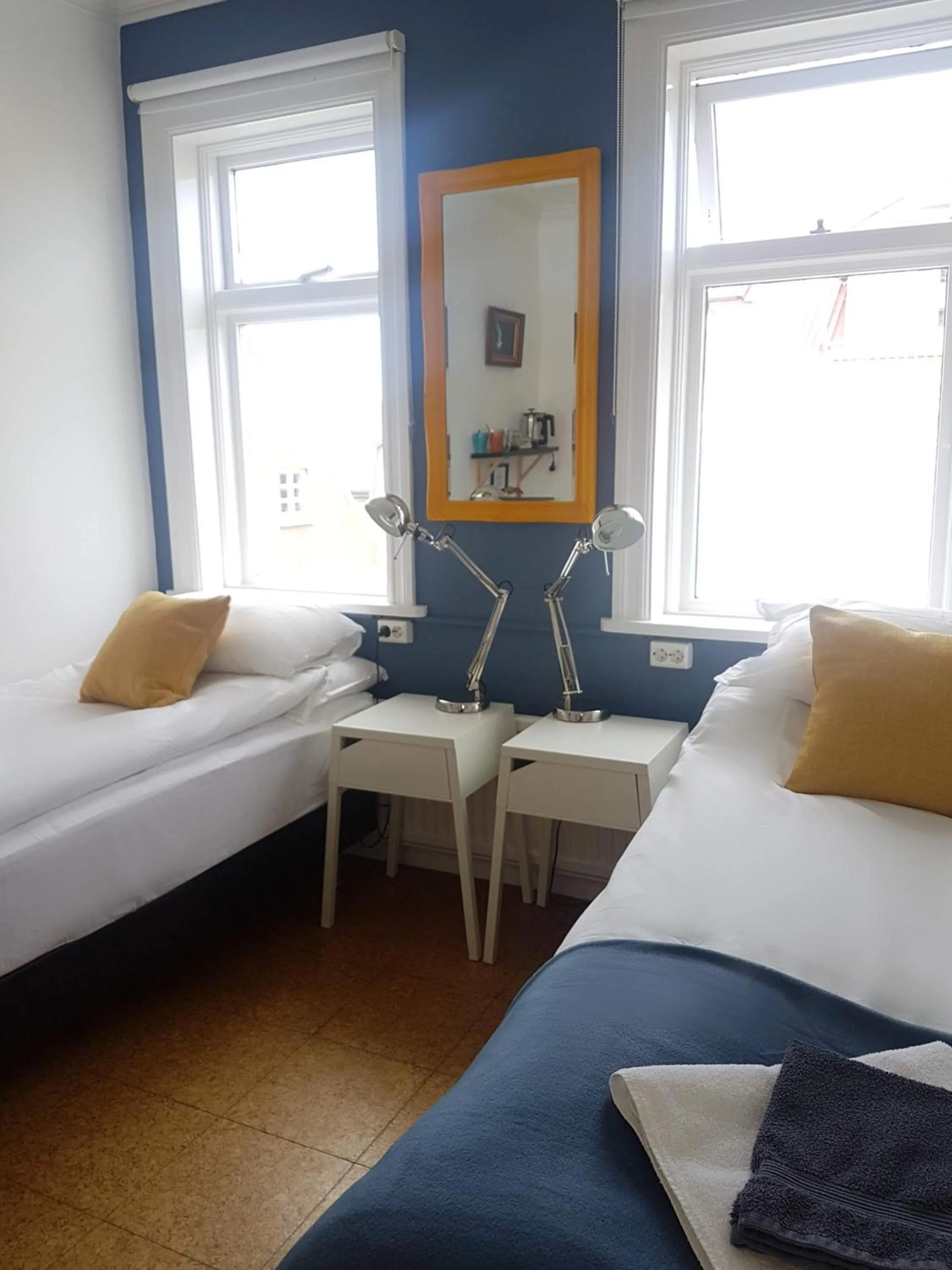 Bed in Refurinn Reykjavik Guesthouse