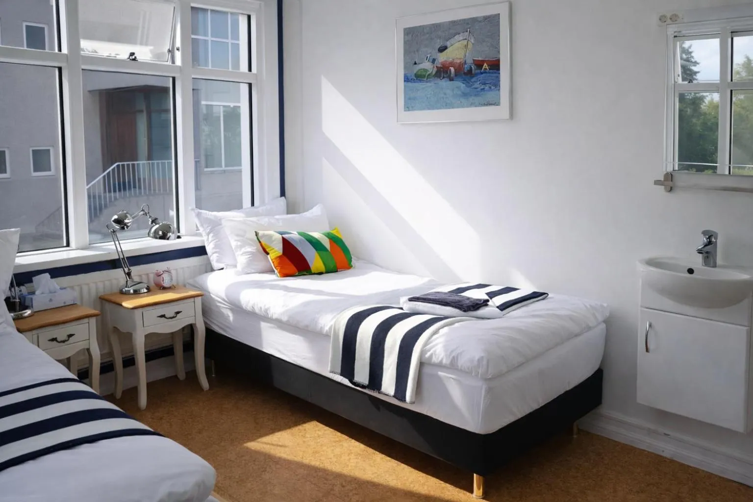 Bedroom, Bed in Refurinn Reykjavik Guesthouse