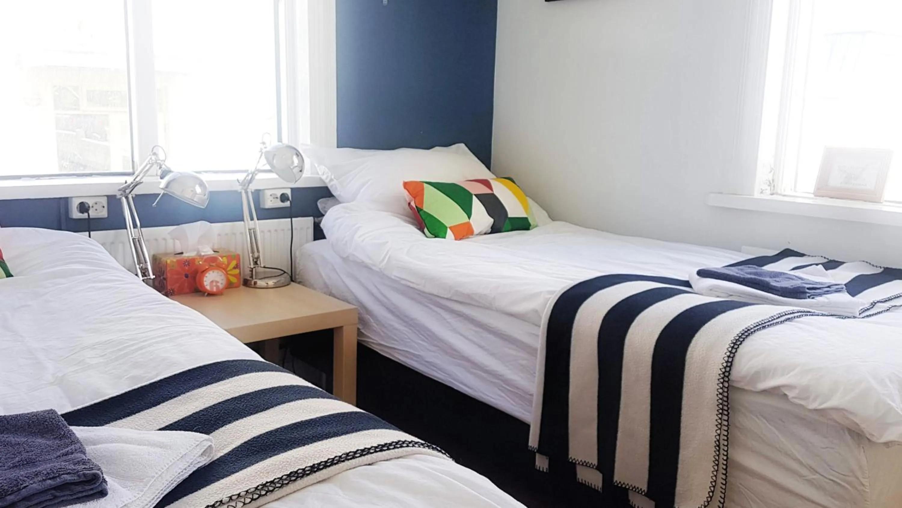 Bed in Refurinn Reykjavik Guesthouse