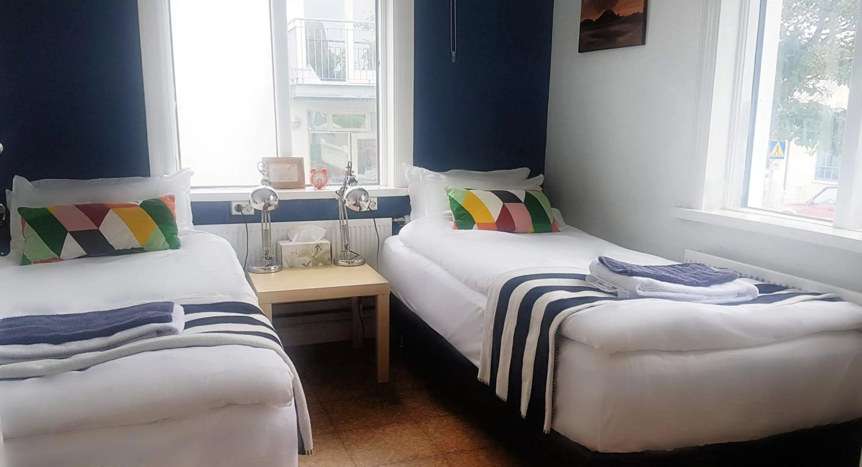 Bed in Refurinn Reykjavik Guesthouse