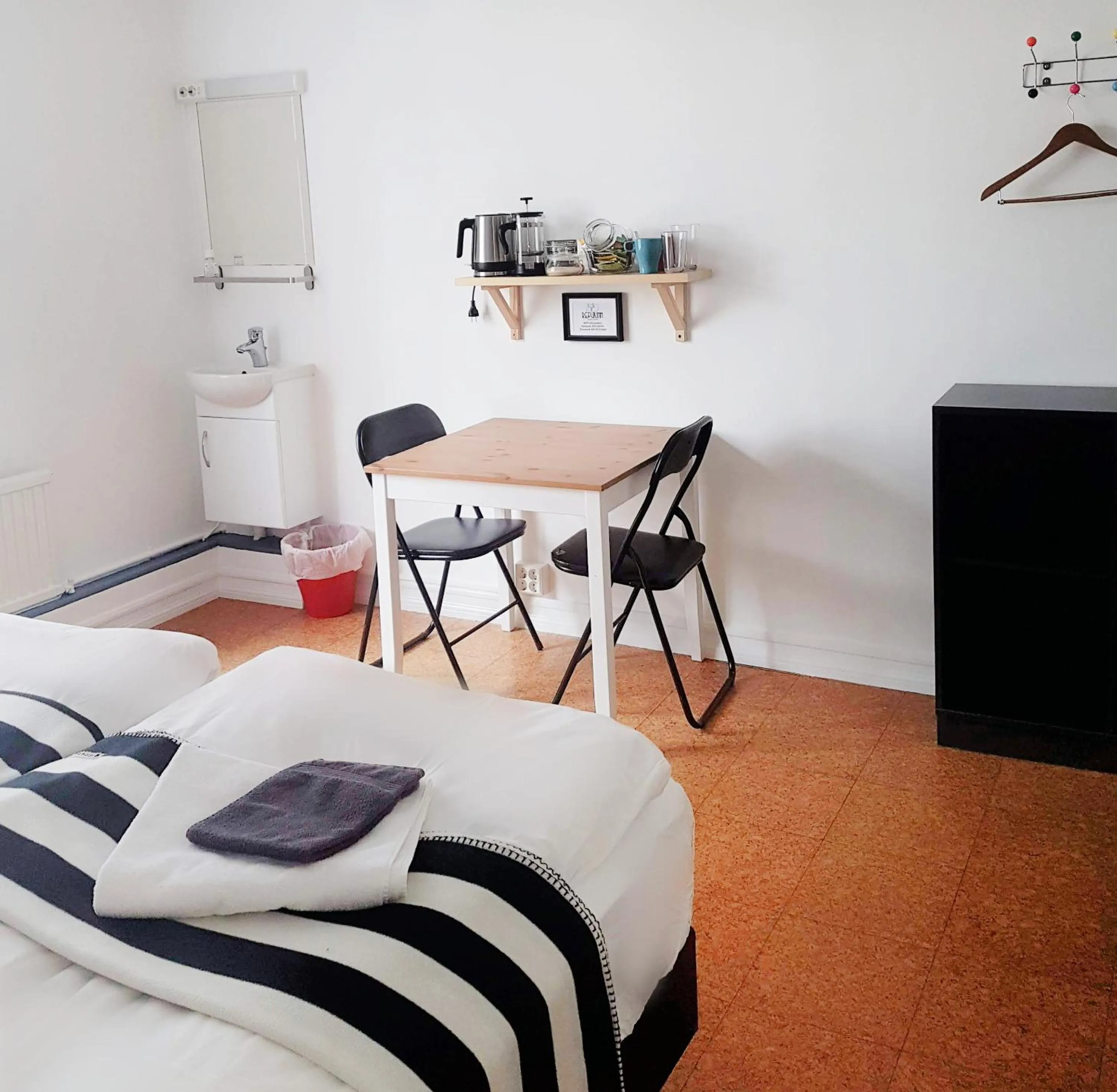 Bed in Refurinn Reykjavik Guesthouse