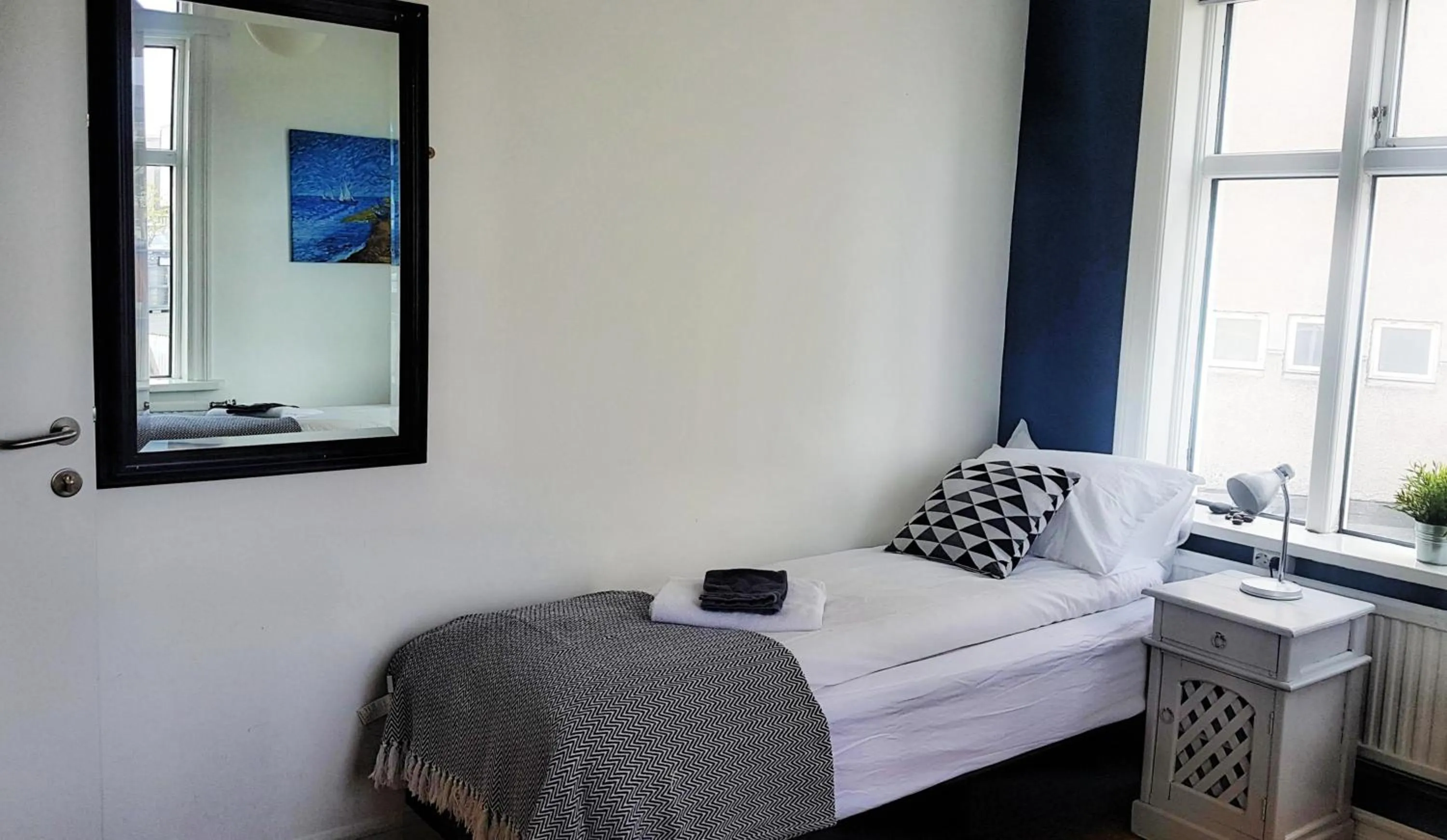 Bed in Refurinn Reykjavik Guesthouse