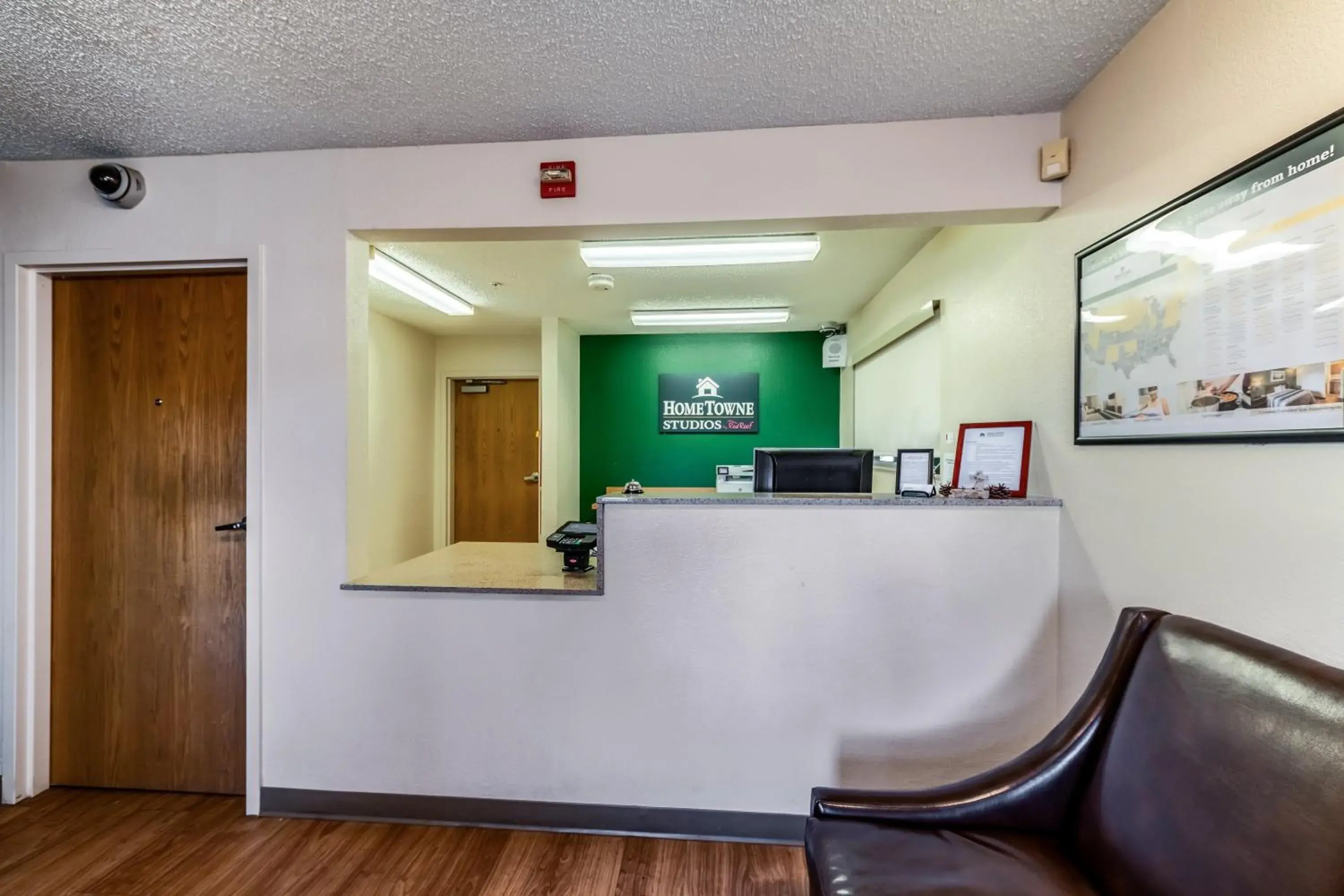 Lobby or reception in HomeTowne Studios by Red Roof Austin Lobby or reception in HomeTowne Studios by Red Roof Austin