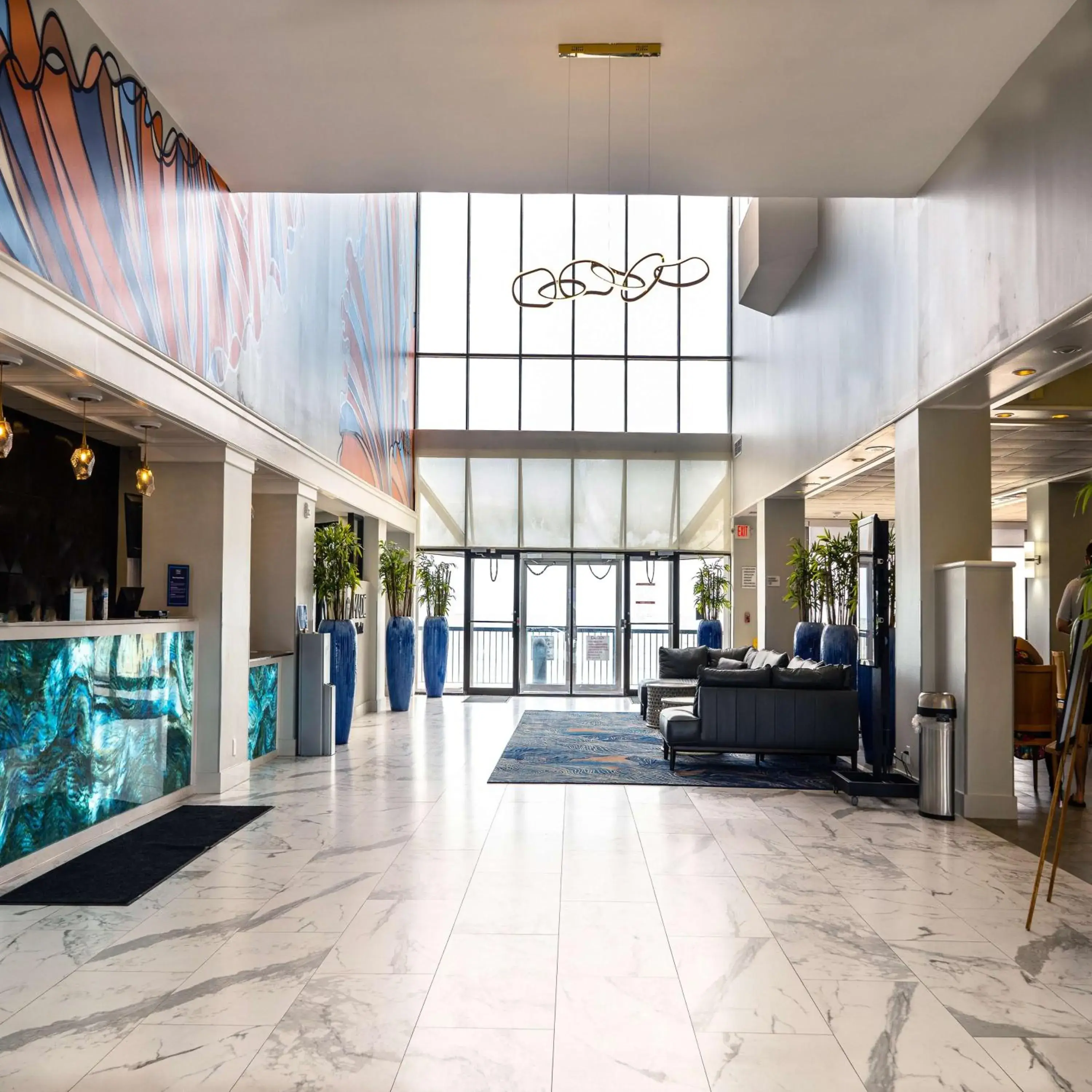 Lobby or reception in DoubleTree by Hilton Corpus Christi Beachfront Lobby or reception in DoubleTree by Hilton Corpus Christi Beachfront