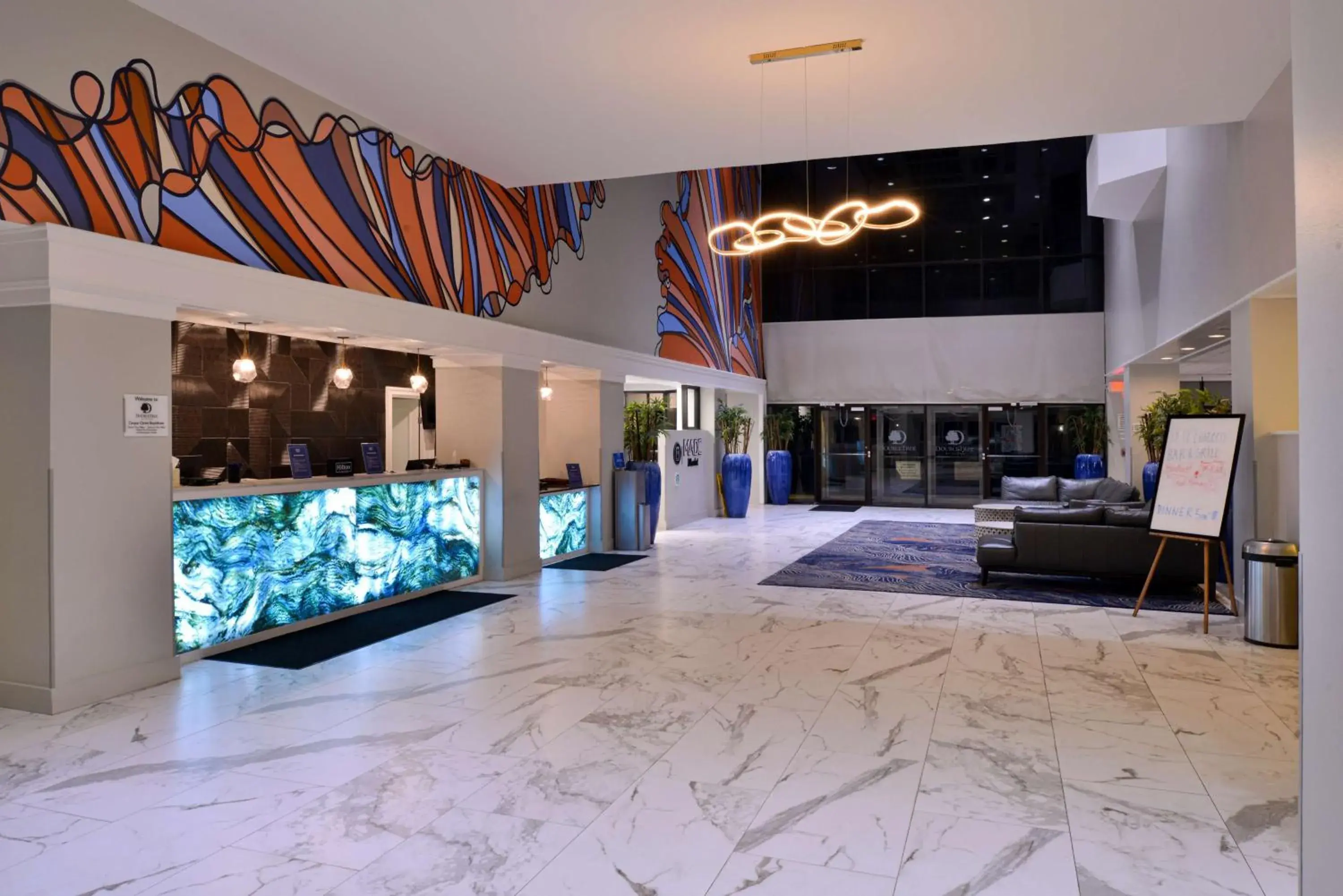 Lobby or reception in DoubleTree by Hilton Corpus Christi Beachfront Lobby or reception in DoubleTree by Hilton Corpus Christi Beachfront