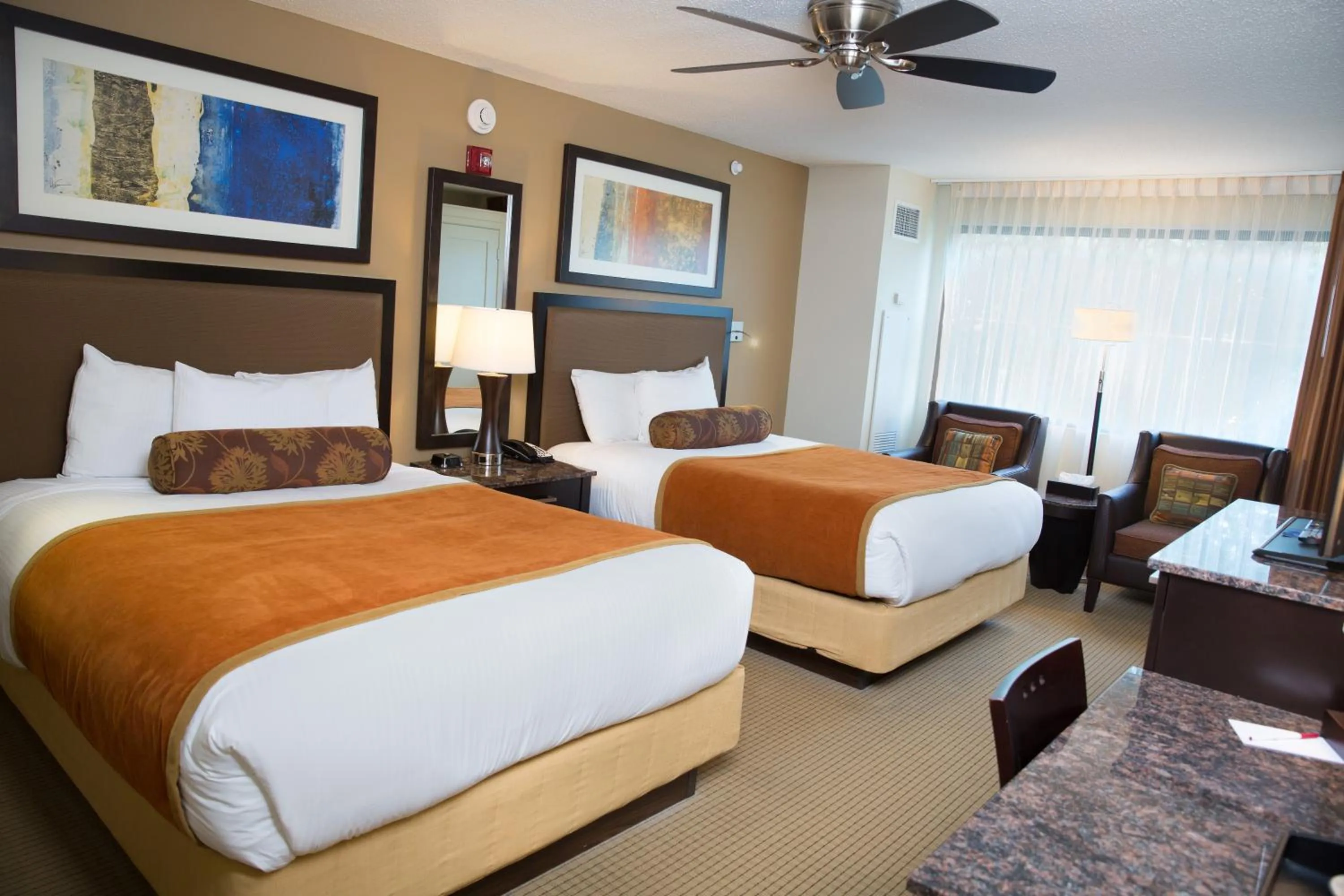 Bed in Isle of Capri Boonville, A Caesars Destination