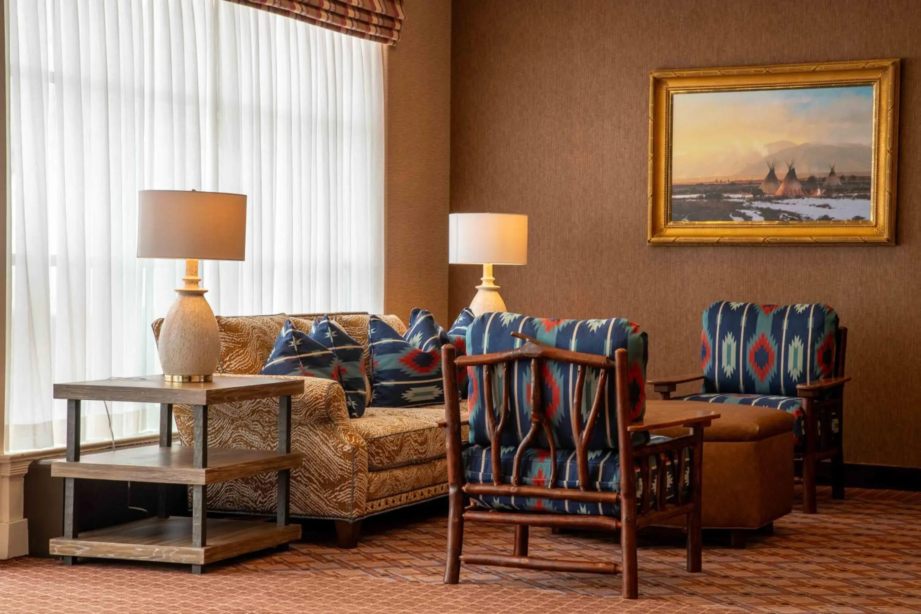 Lobby or reception in Little America Hotel - Wyoming Lobby or reception in Little America Hotel - Wyoming