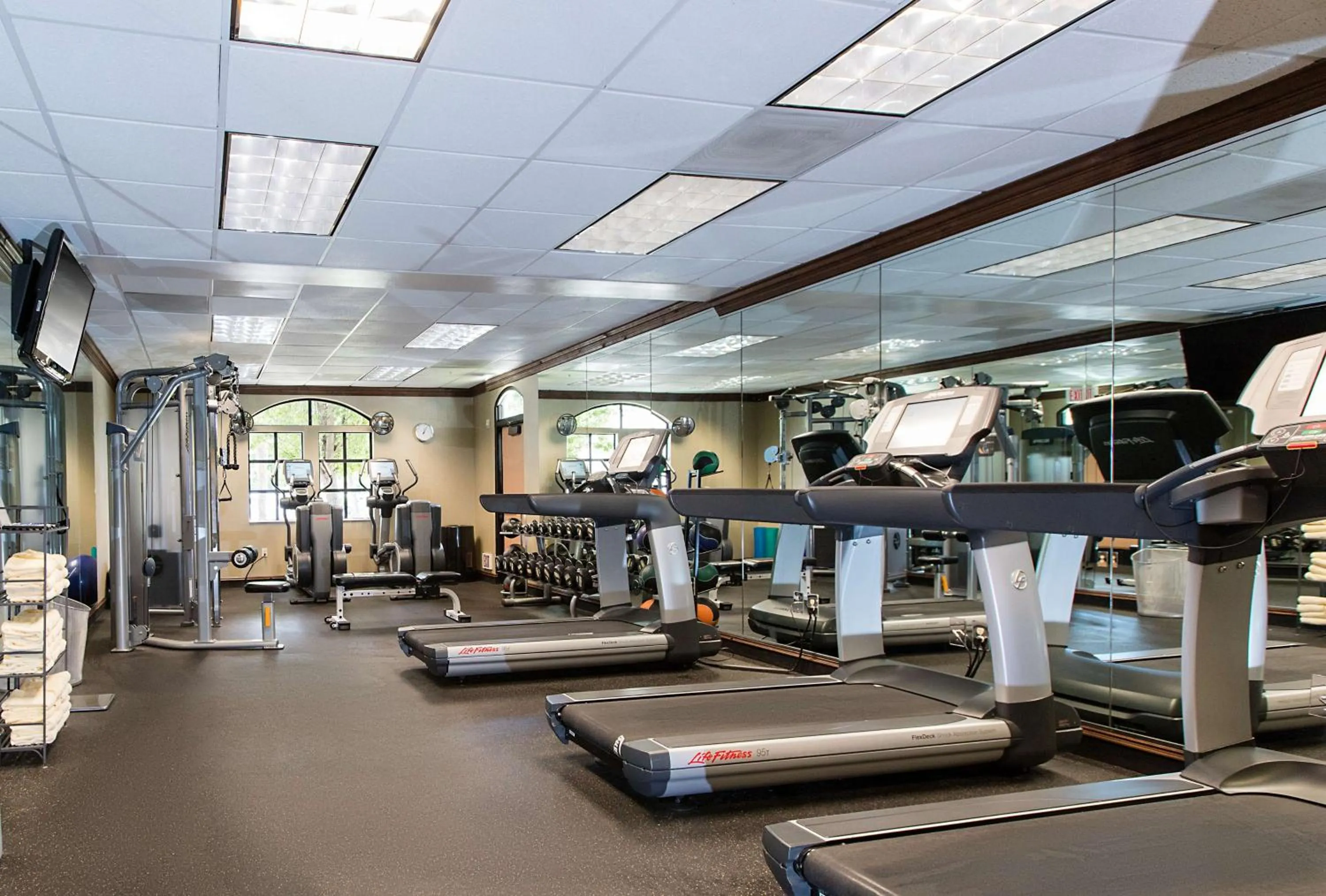 Fitness centre/facilities in Hyatt House San Ramon