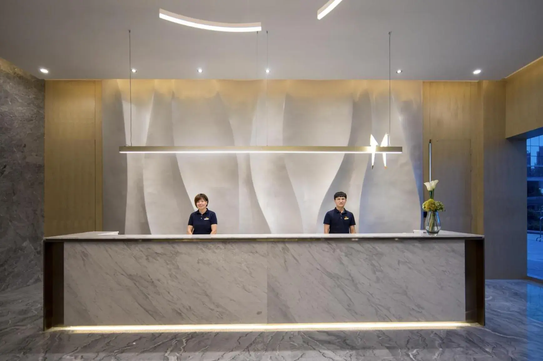 Lobby or reception in Citadines Keqiao Shaoxing Lobby or reception in Citadines Keqiao Shaoxing