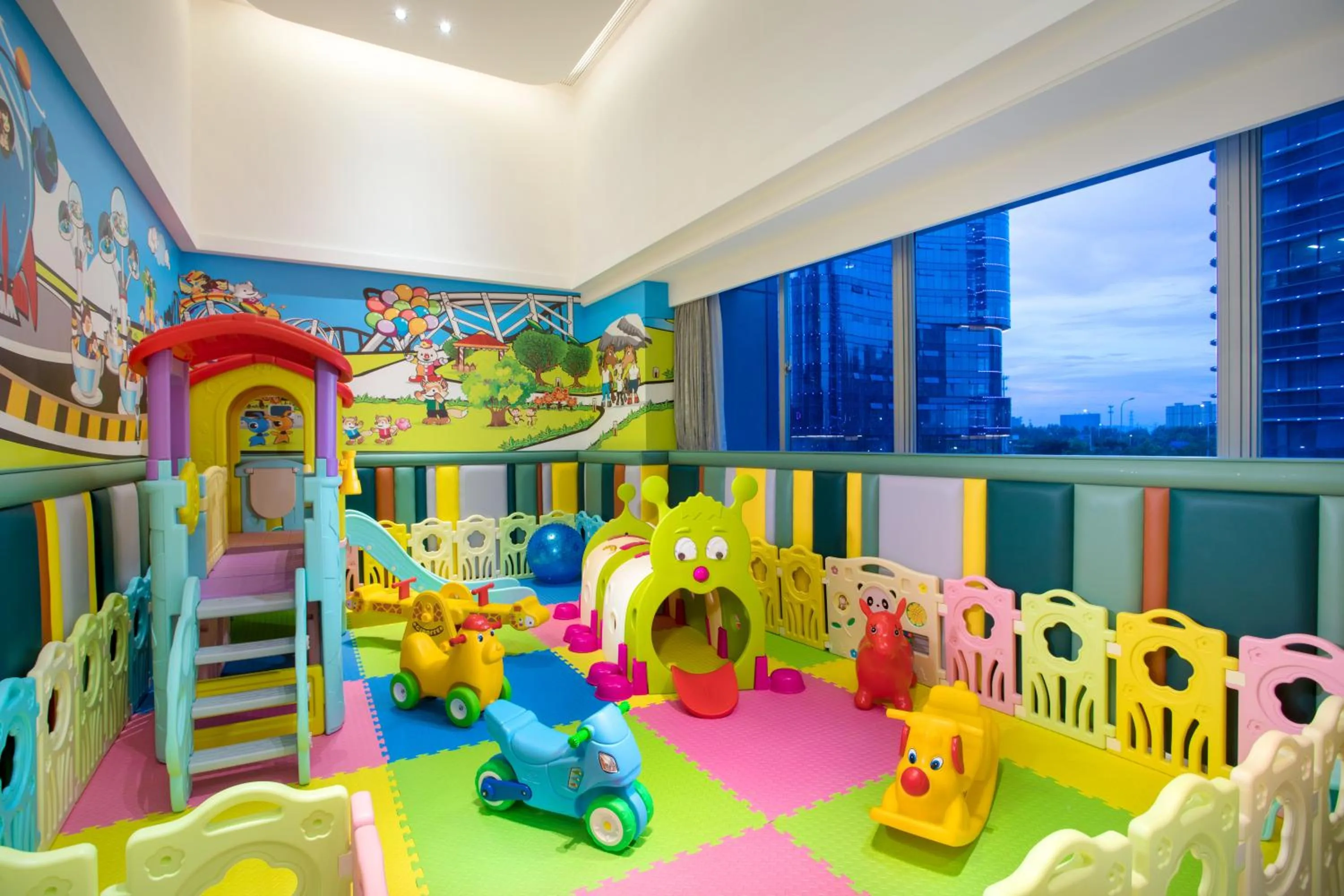 Children play ground in Citadines Keqiao Shaoxing