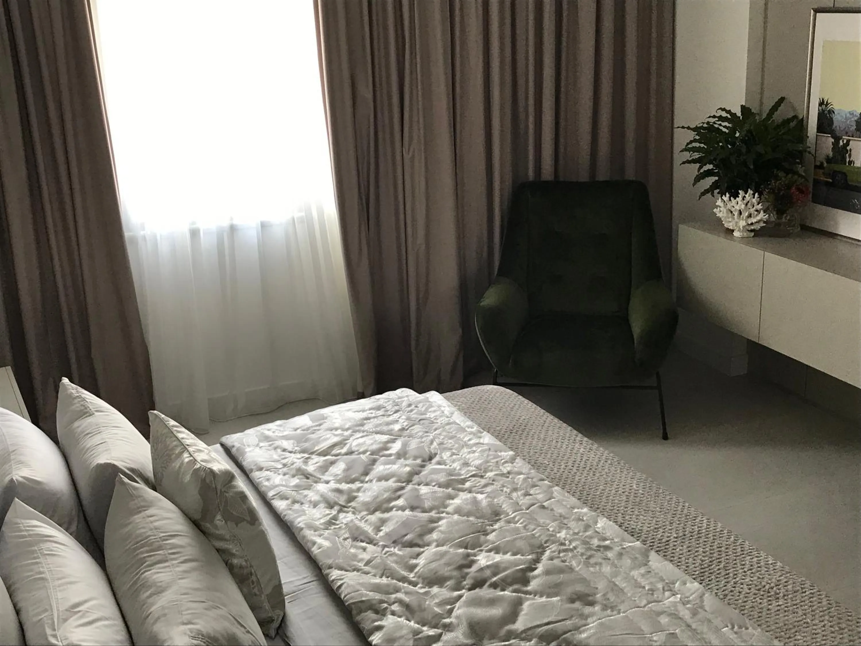 Bed in Levante Holiday Apartments