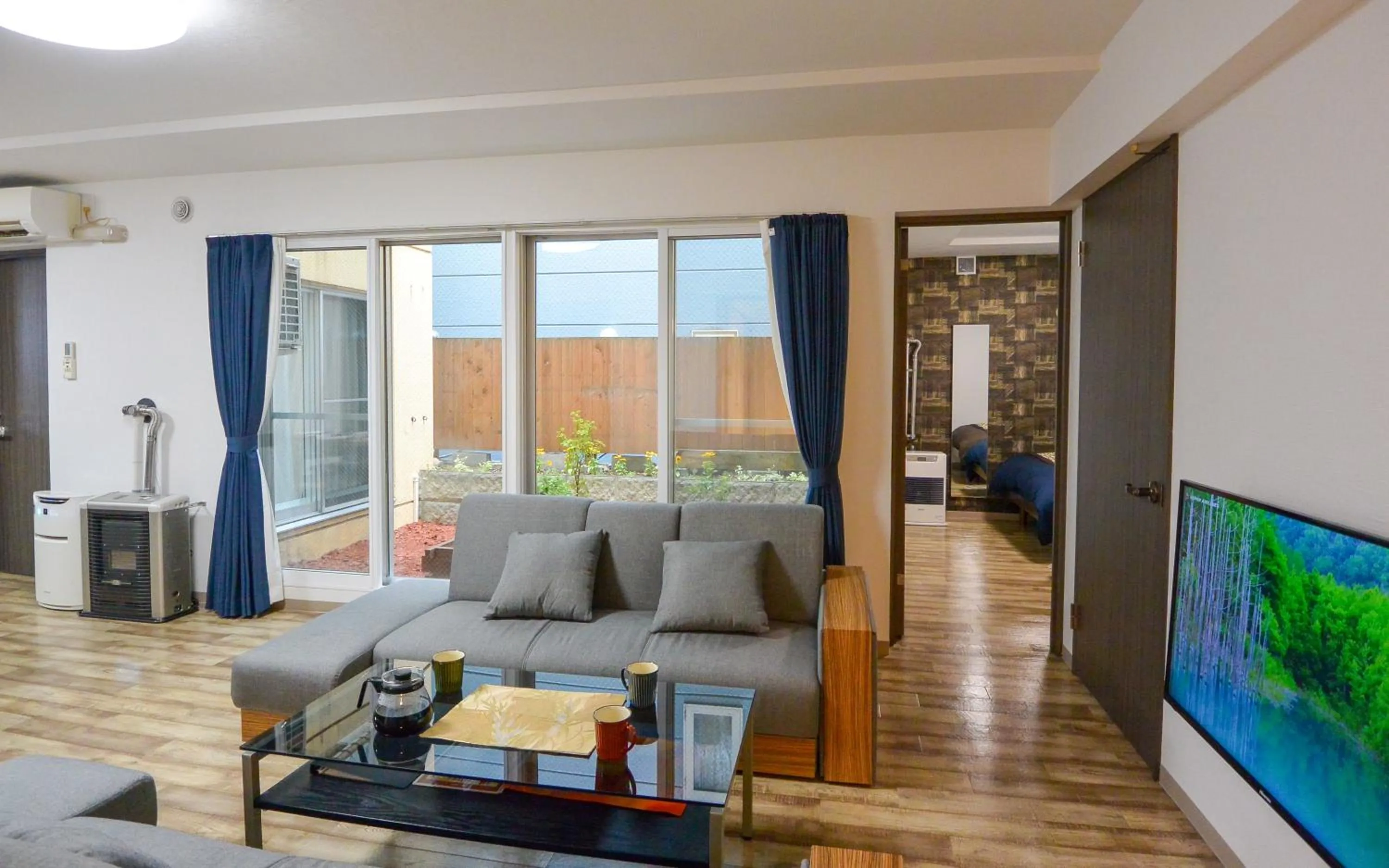 Living room in KIYAZA Home Sapporo