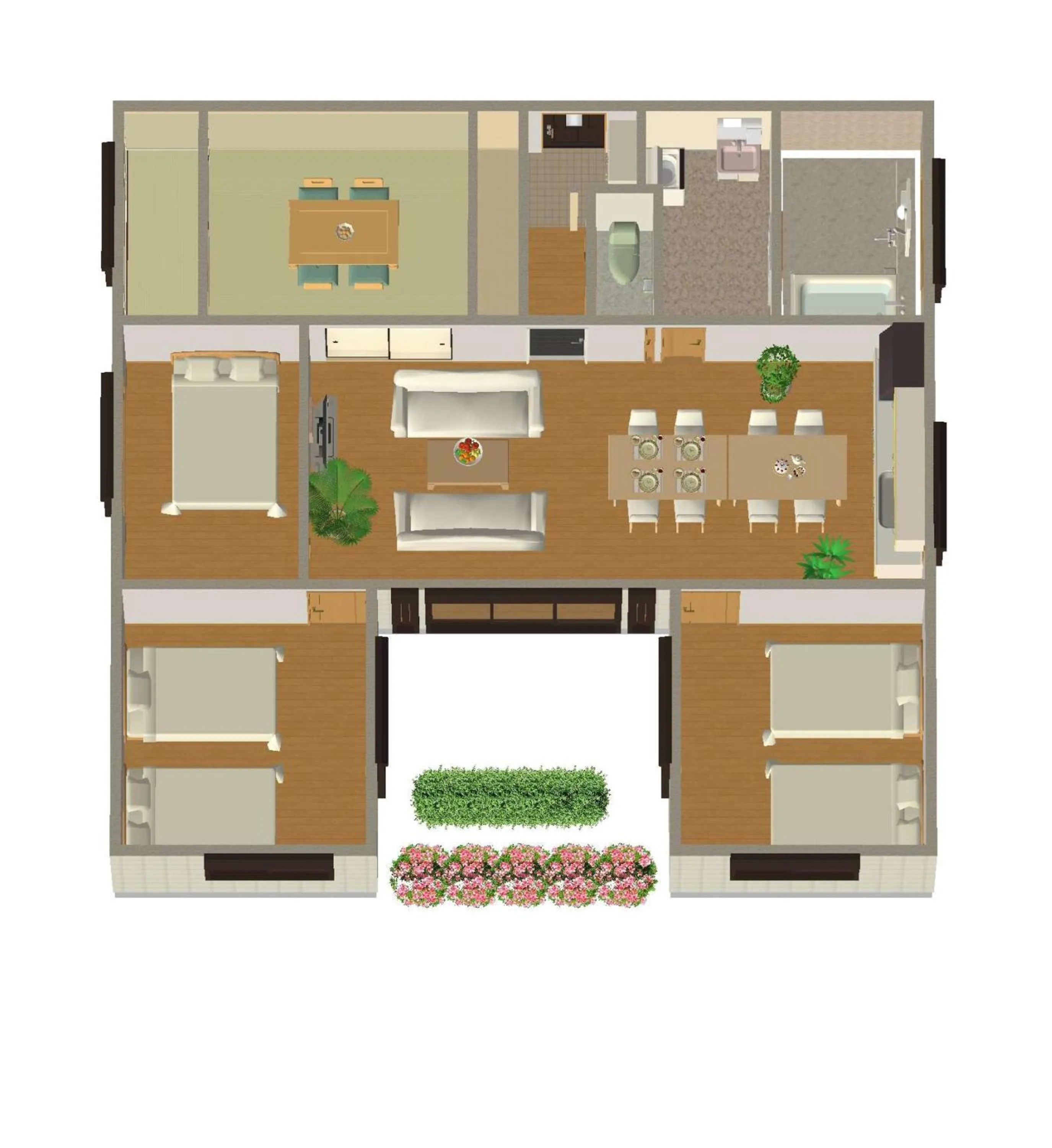 Floor plan in KIYAZA Home Sapporo