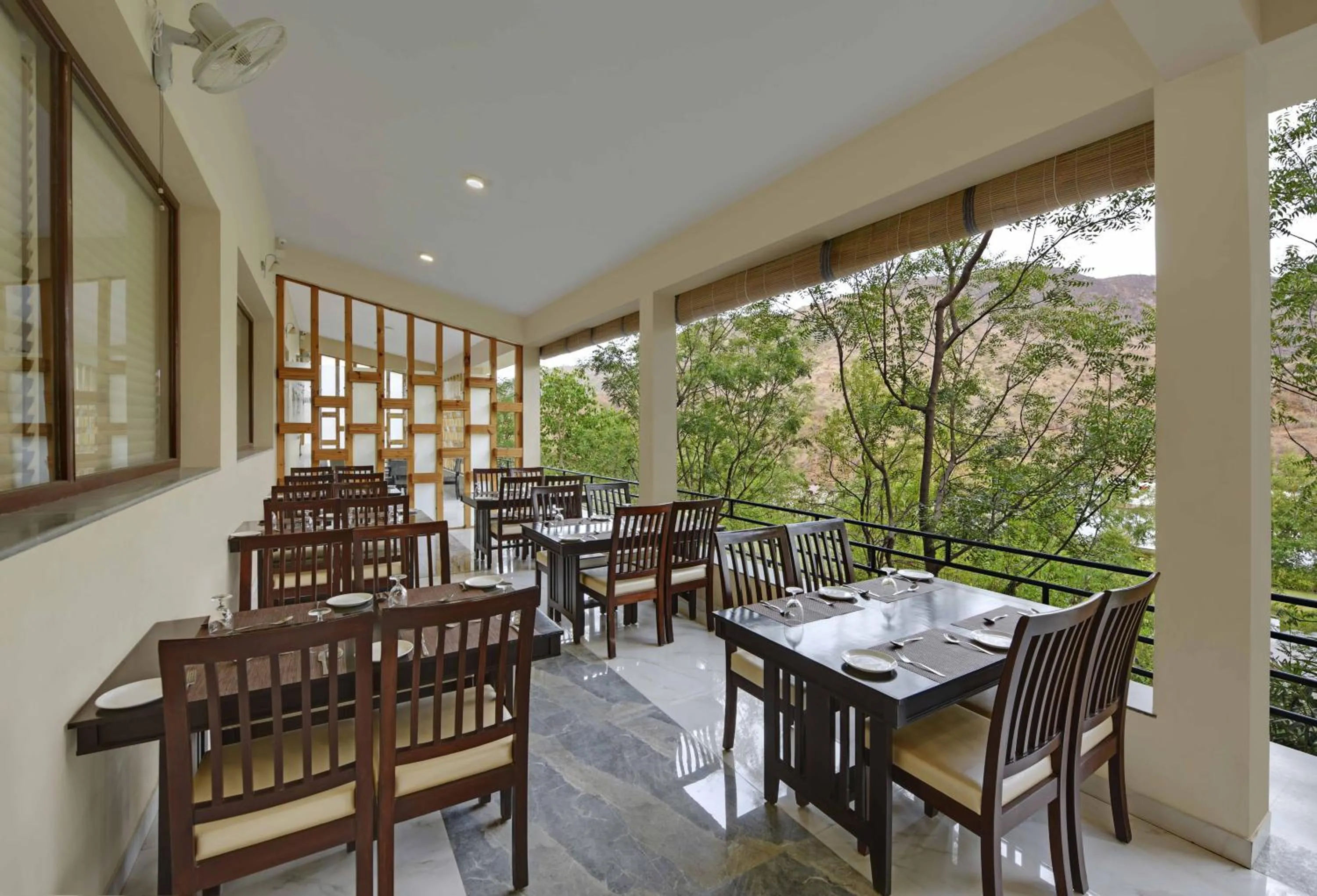 Dining area in The Maharana Bagh by Trulyy