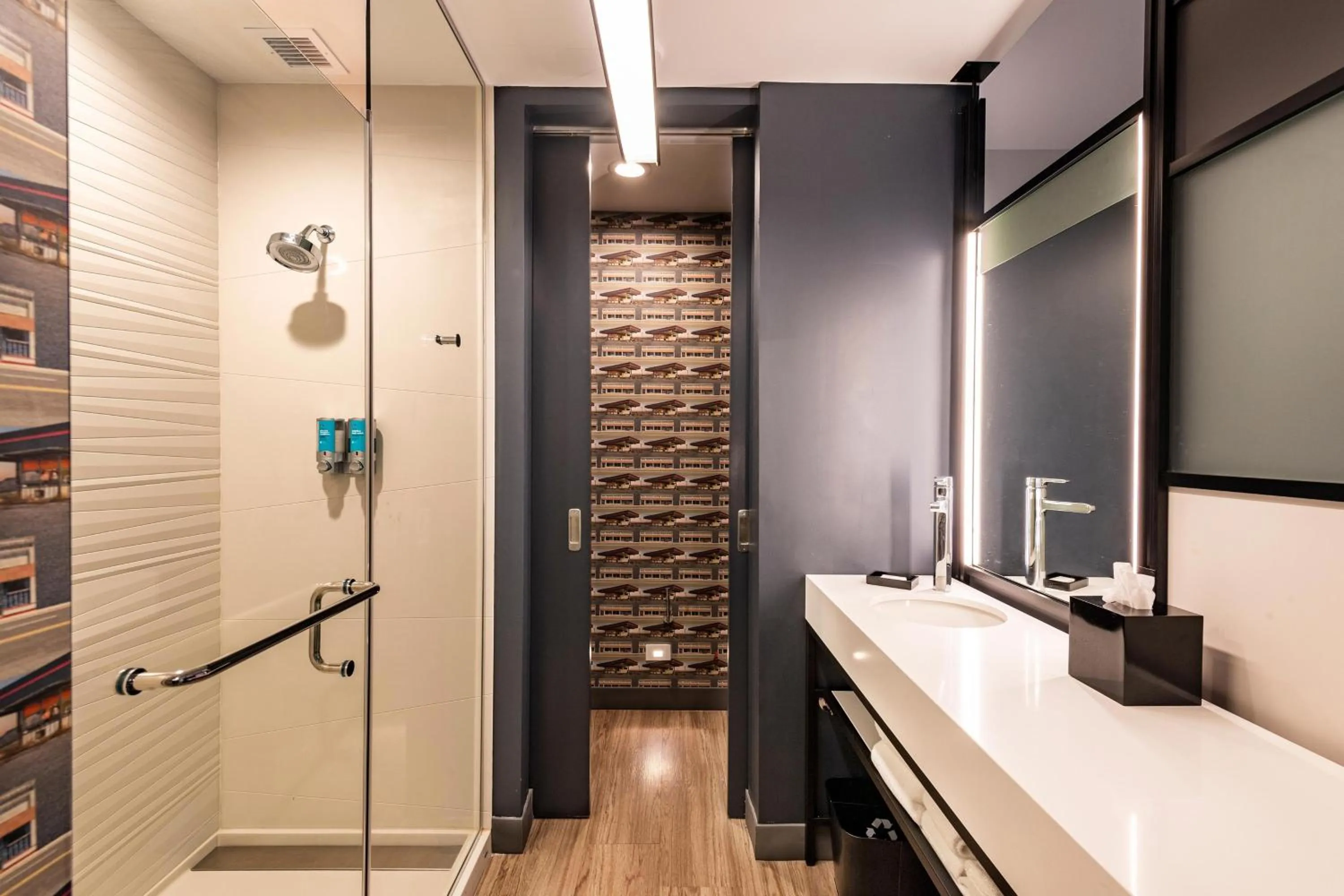 Bathroom in Aloft Savannah Downtown Historic District