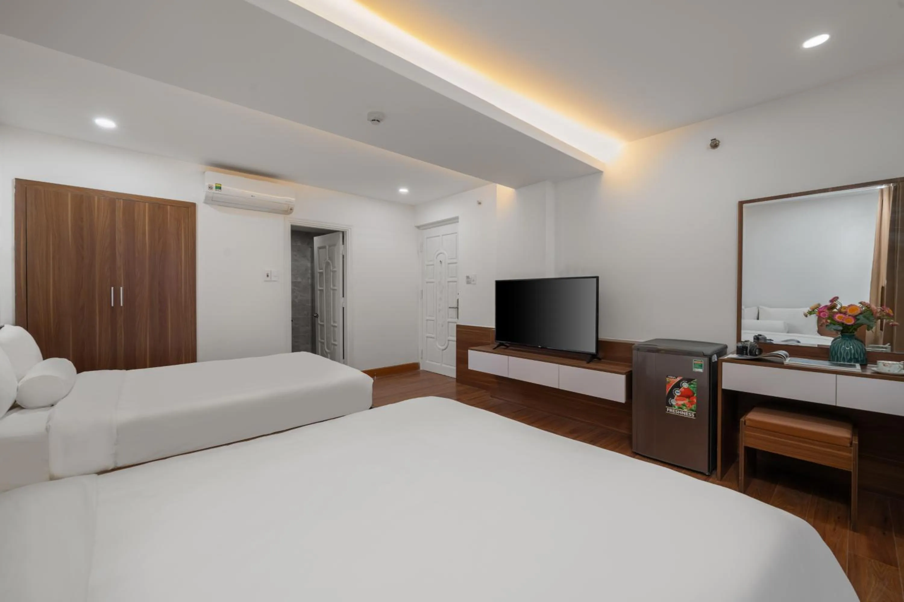 Bed in Rest Hotel & Apartment