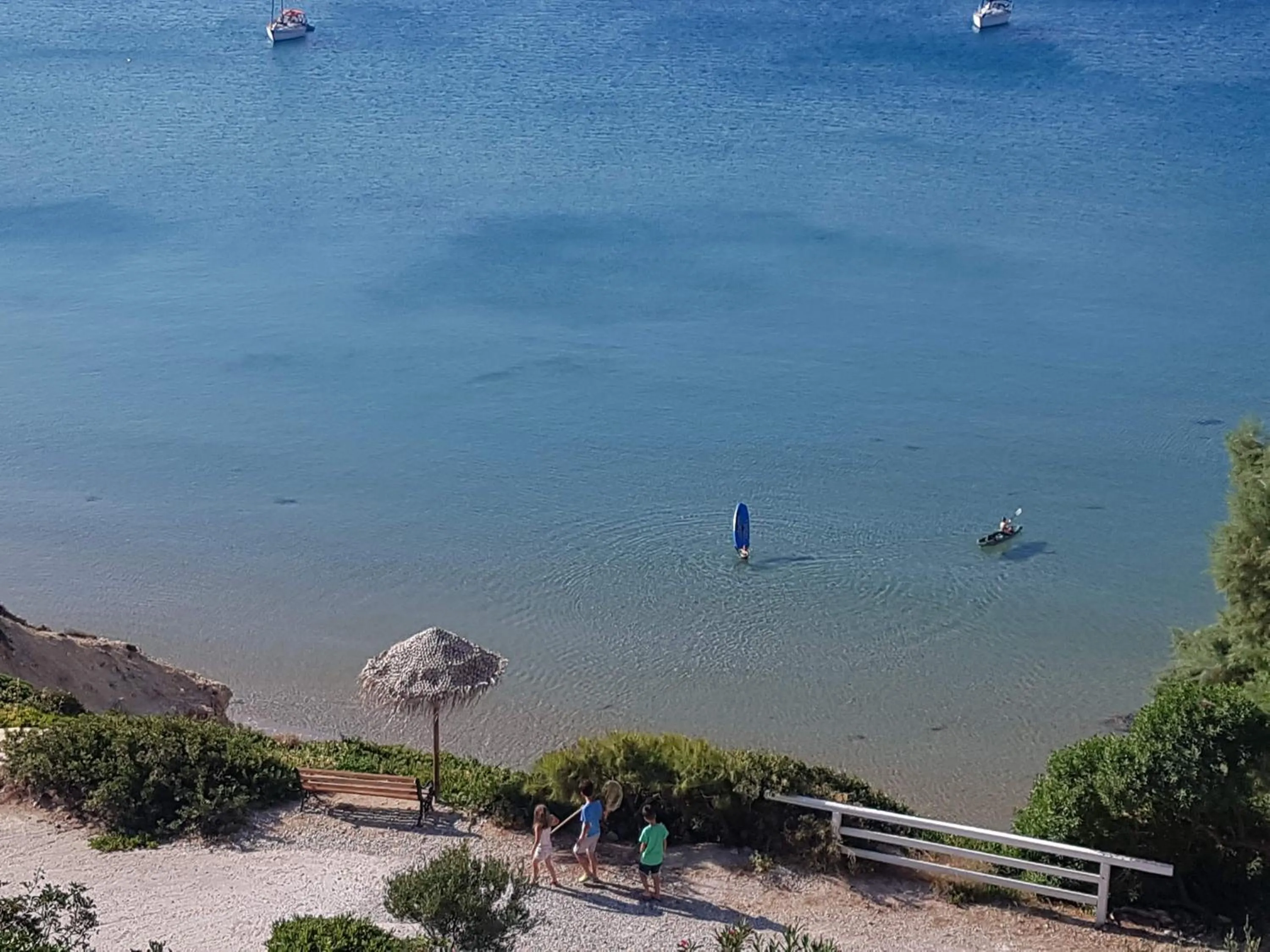 Beach in Giourgas Studios & Apartments