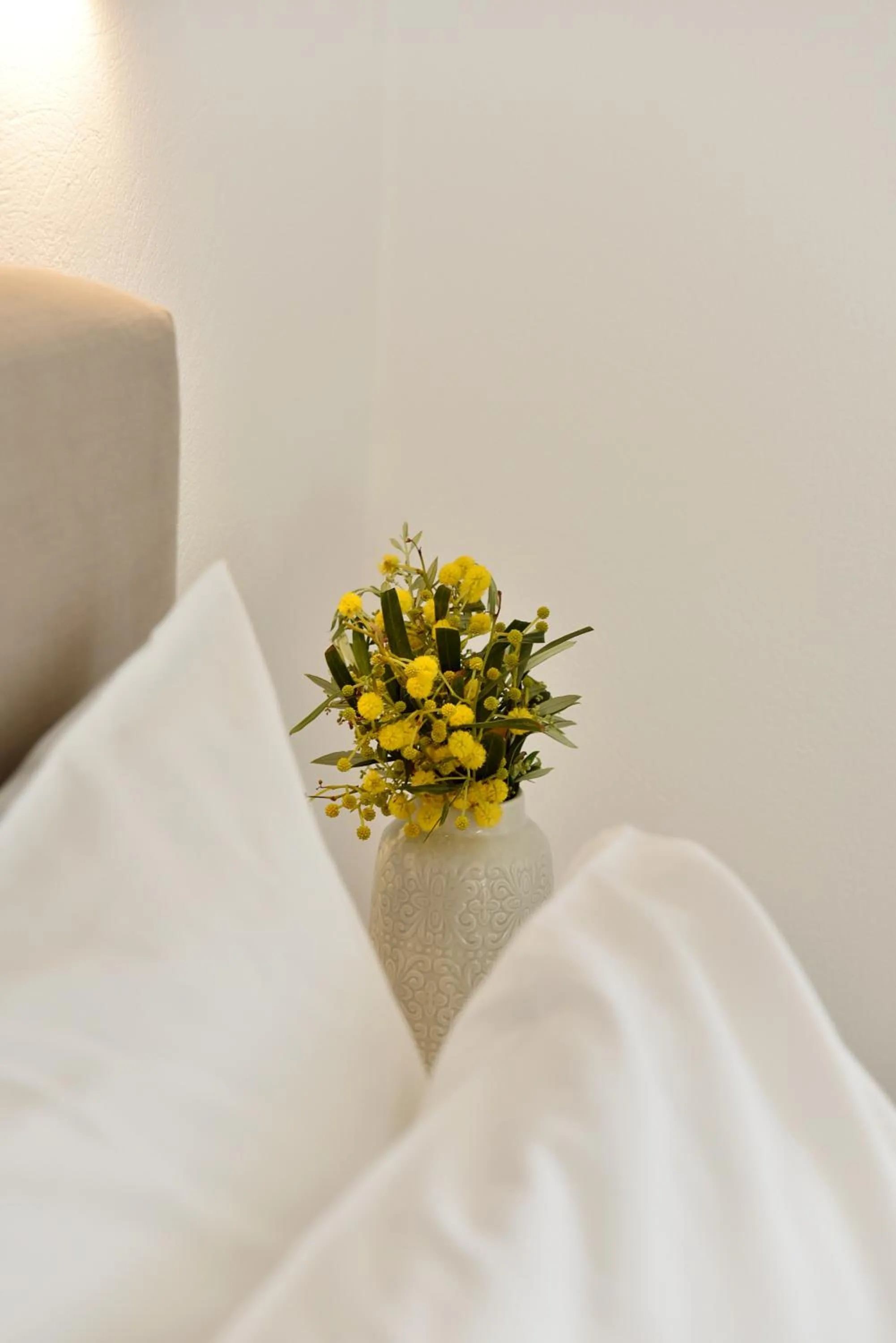 Bed in Giourgas Studios & Apartments