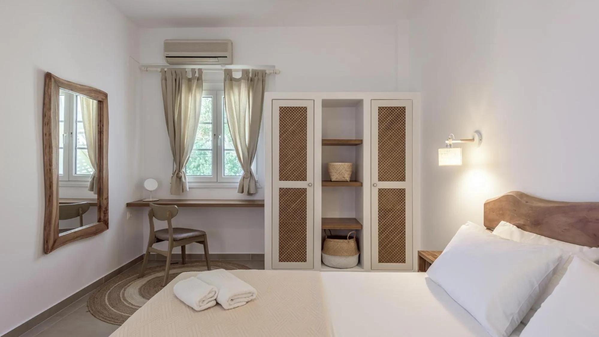 Bed in Giourgas Studios & Apartments