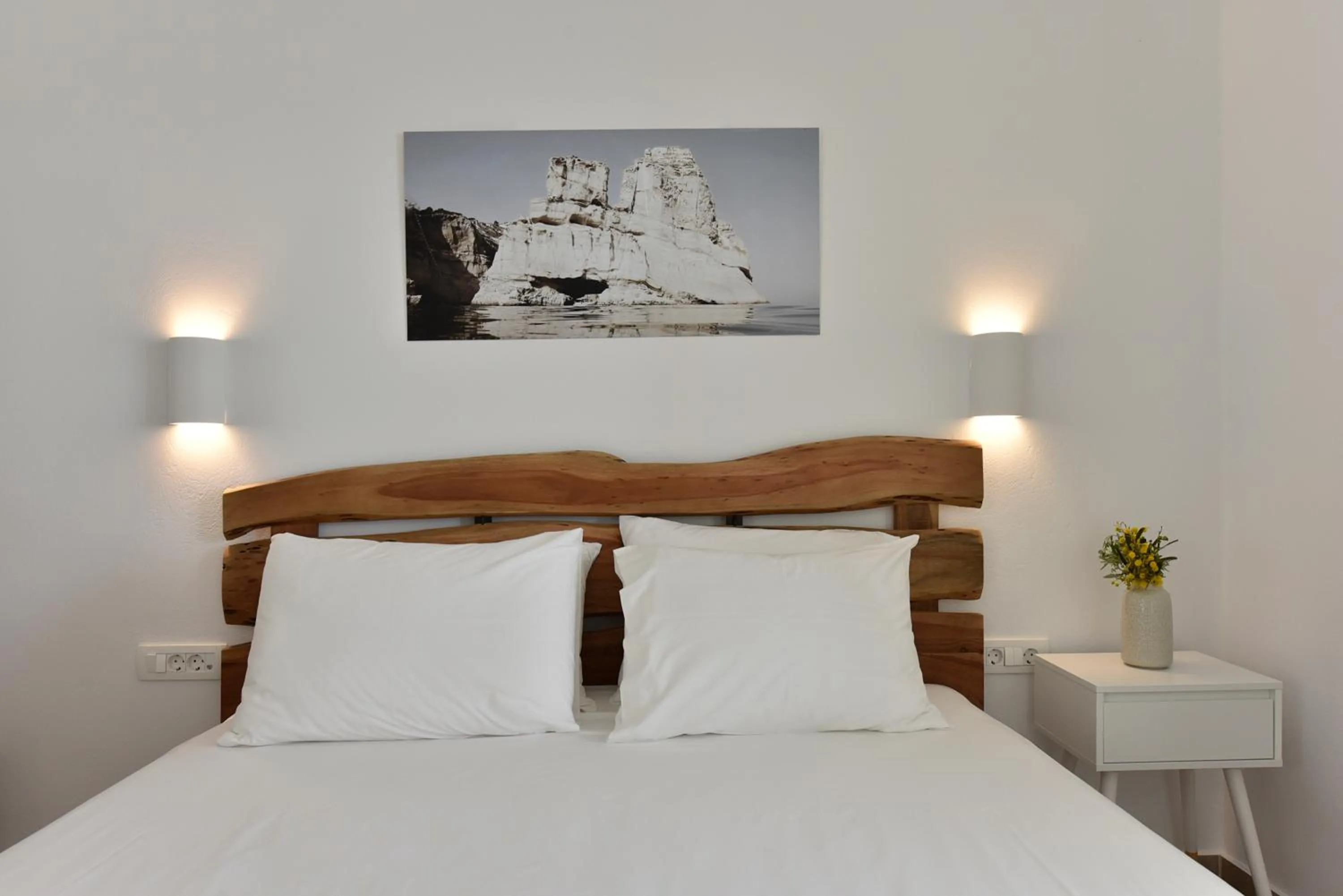 Bed in Giourgas Studios & Apartments