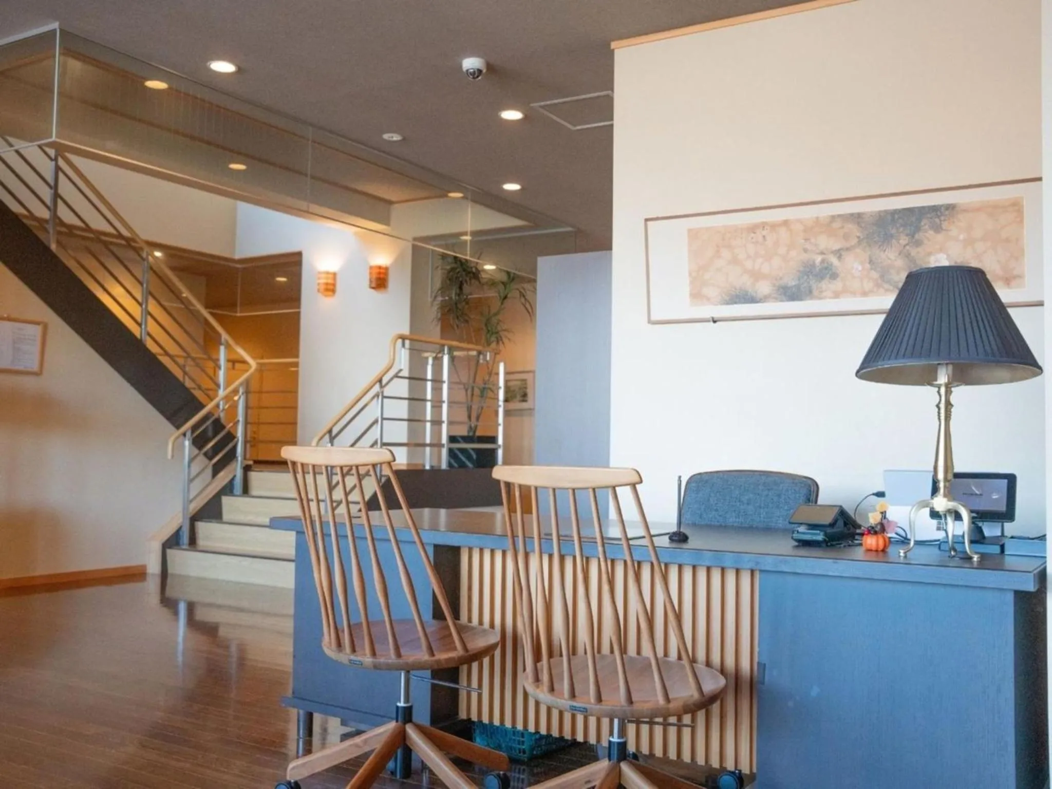 Lobby or reception in Manten no Yado