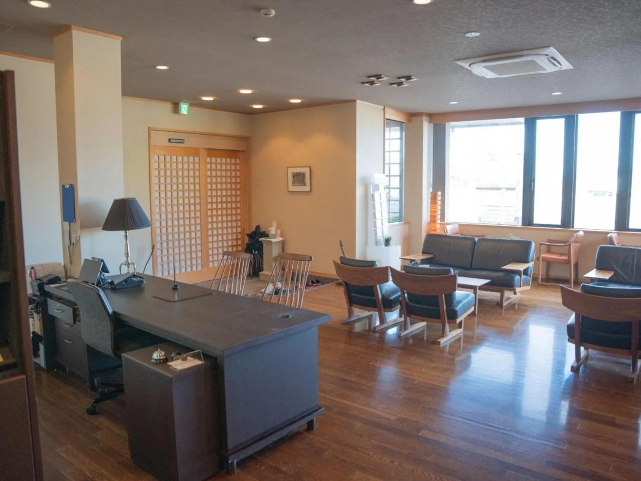 Lobby or reception in Manten no Yado