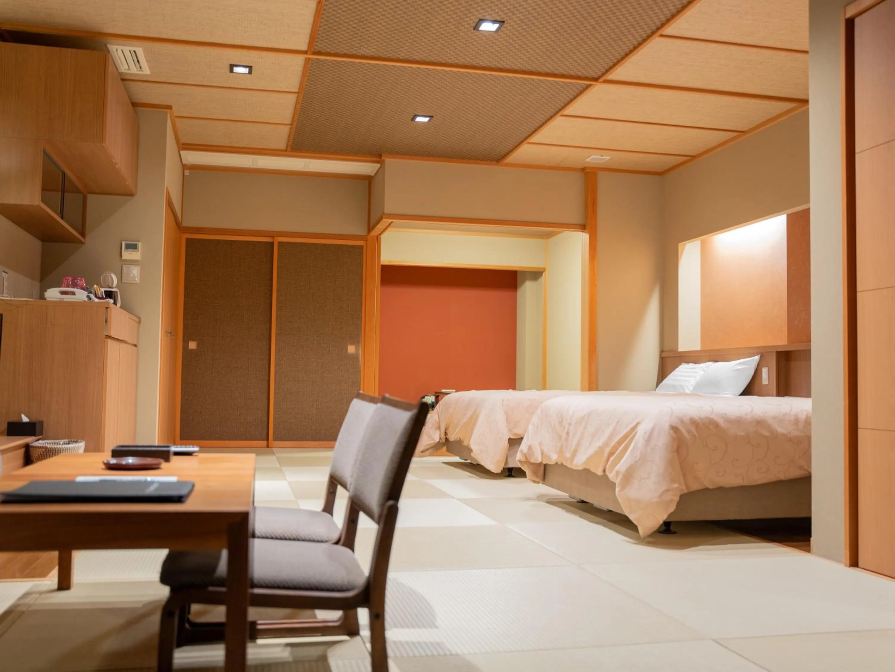 Bed in Manten no Yado