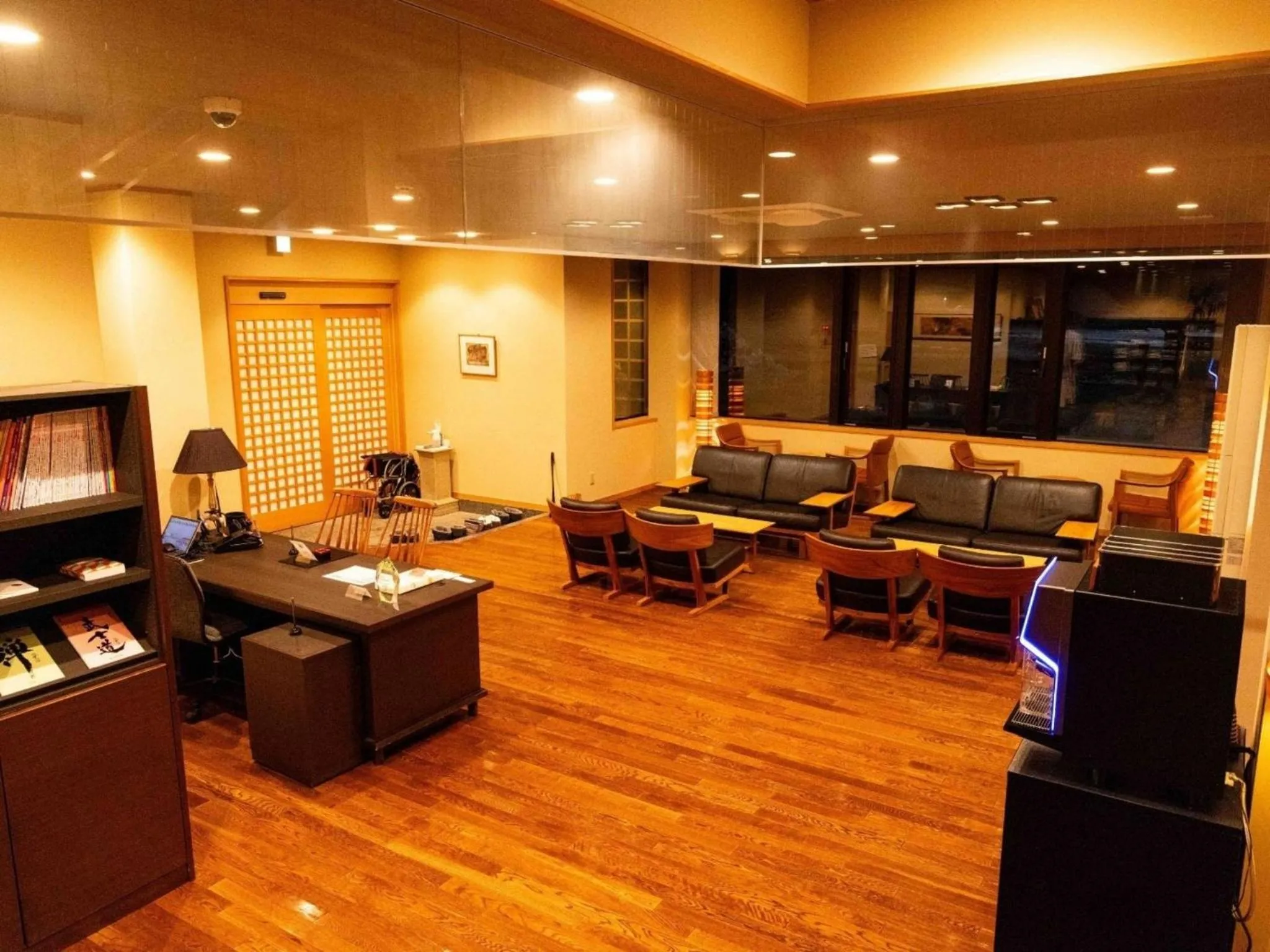 Lobby or reception in Manten no Yado