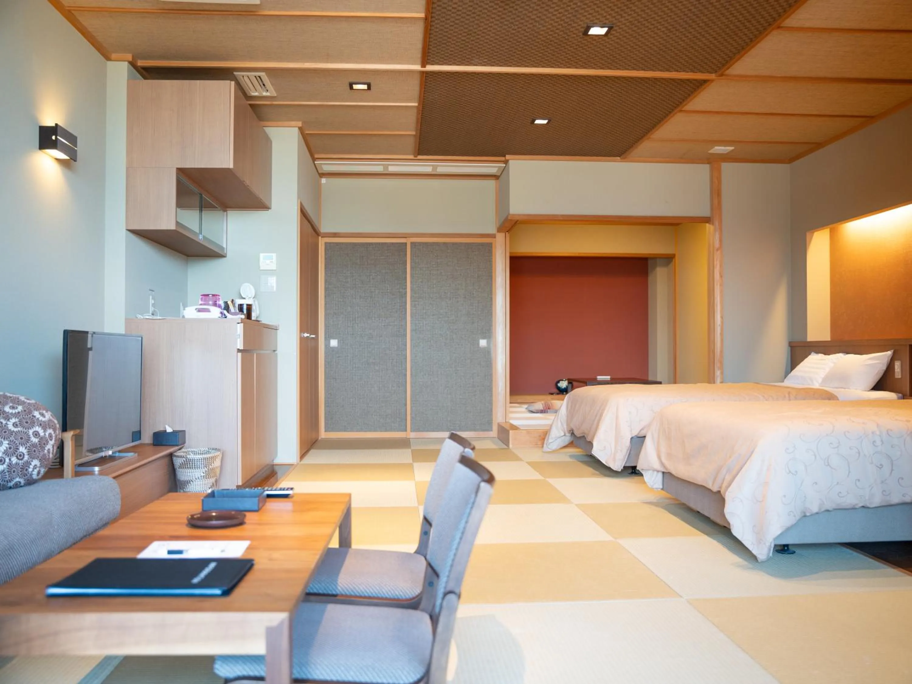 Bed in Manten no Yado