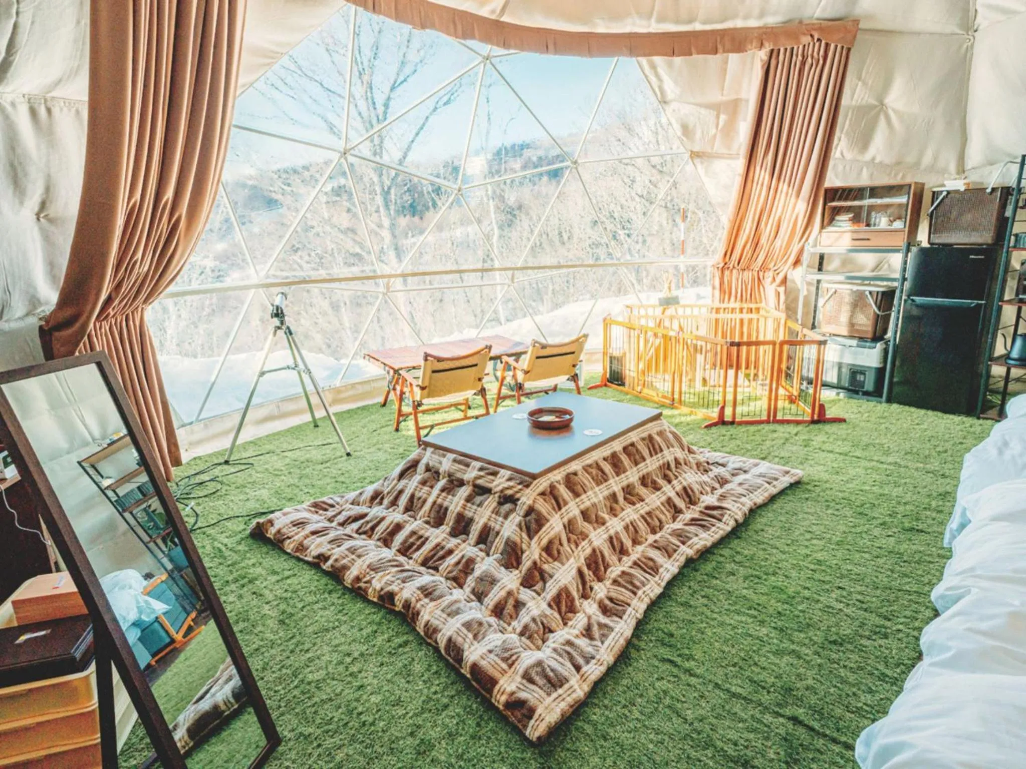 Photo of the whole room, Bed in Manten no Yado