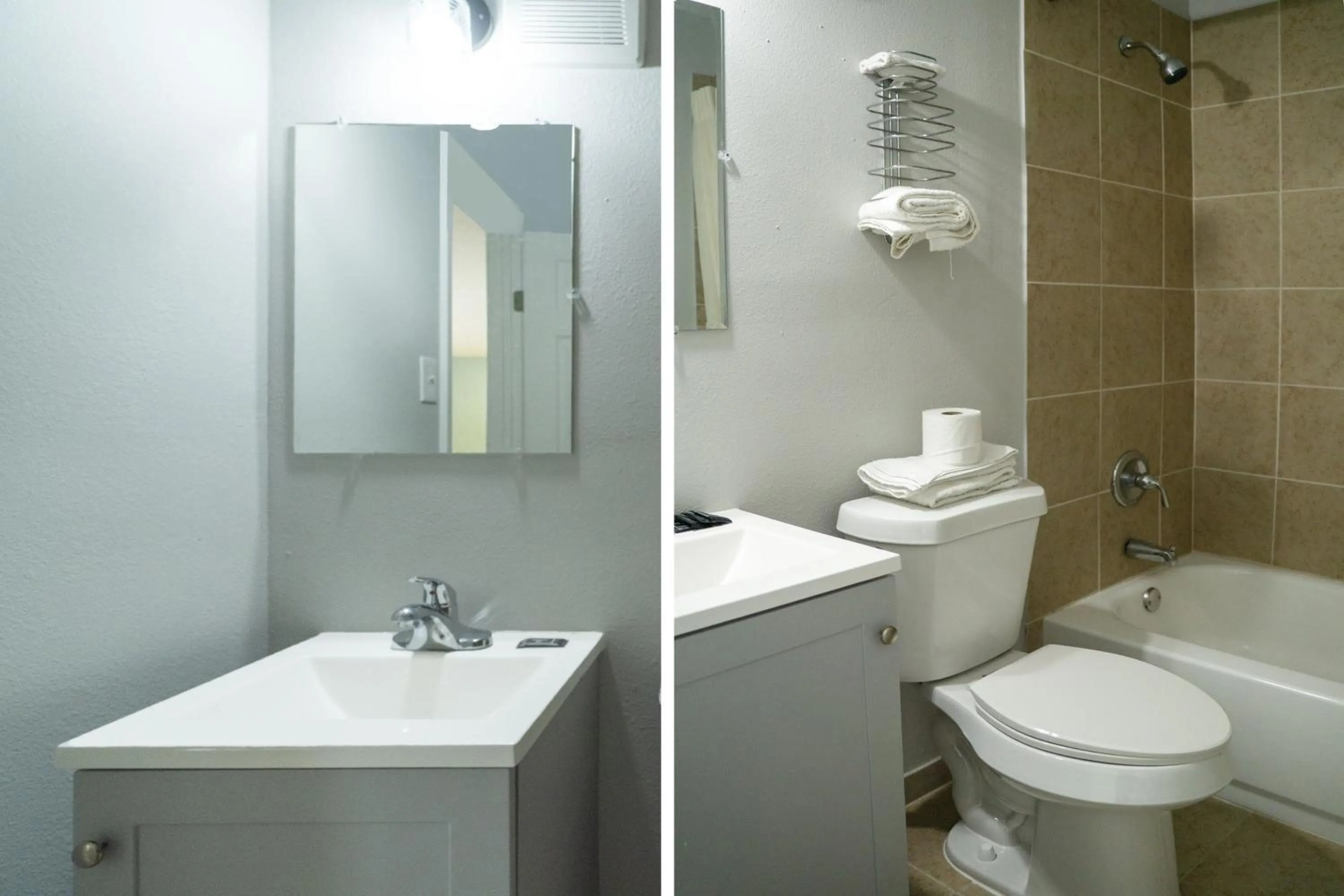 Bathroom in Capital O Parker Motel Clute Jackson Tx 332