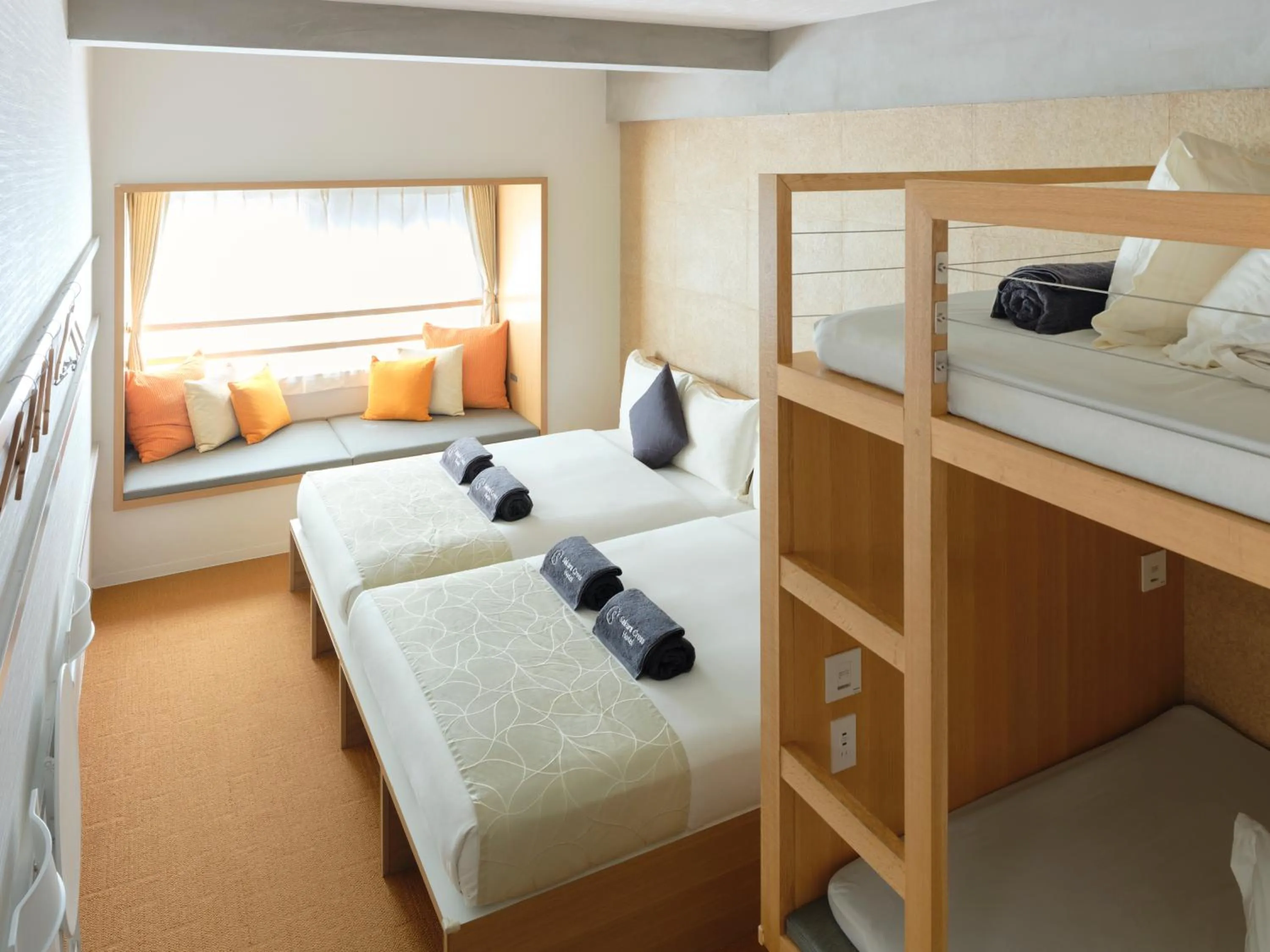 Bed in Sakura Cross Hotel Ueno Okachimachi