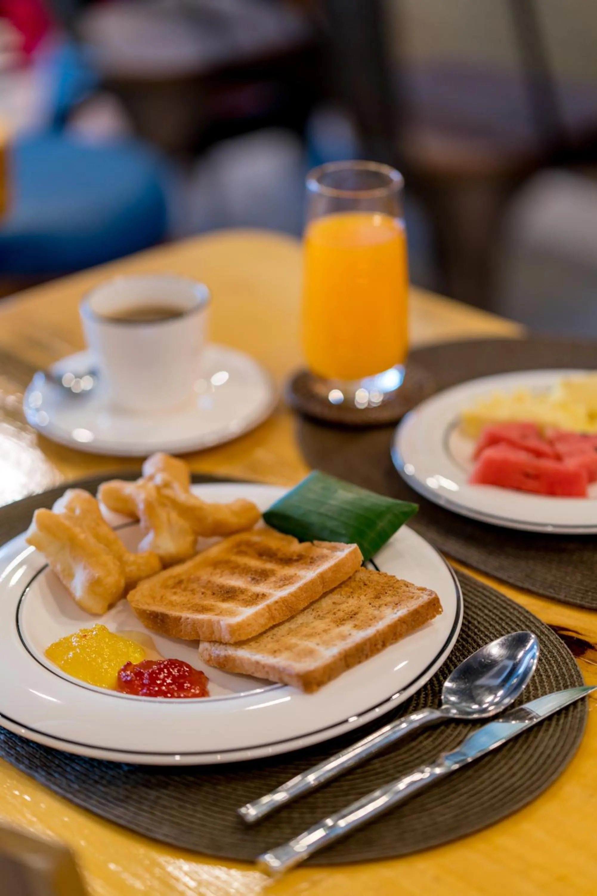 Breakfast in Hanuman VIP Hostel