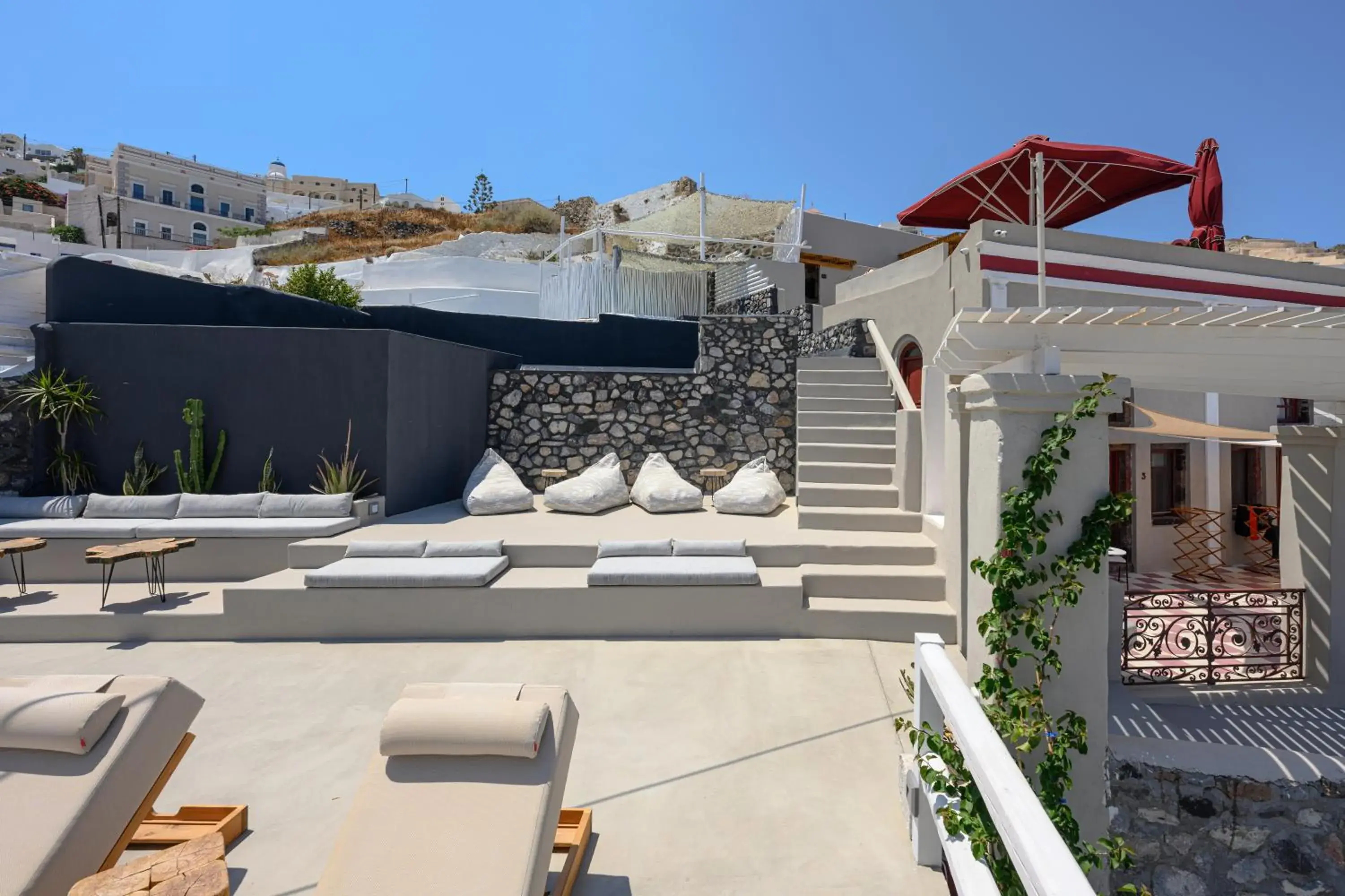 Pool view in Nano Suites Pool view in Nano Suites