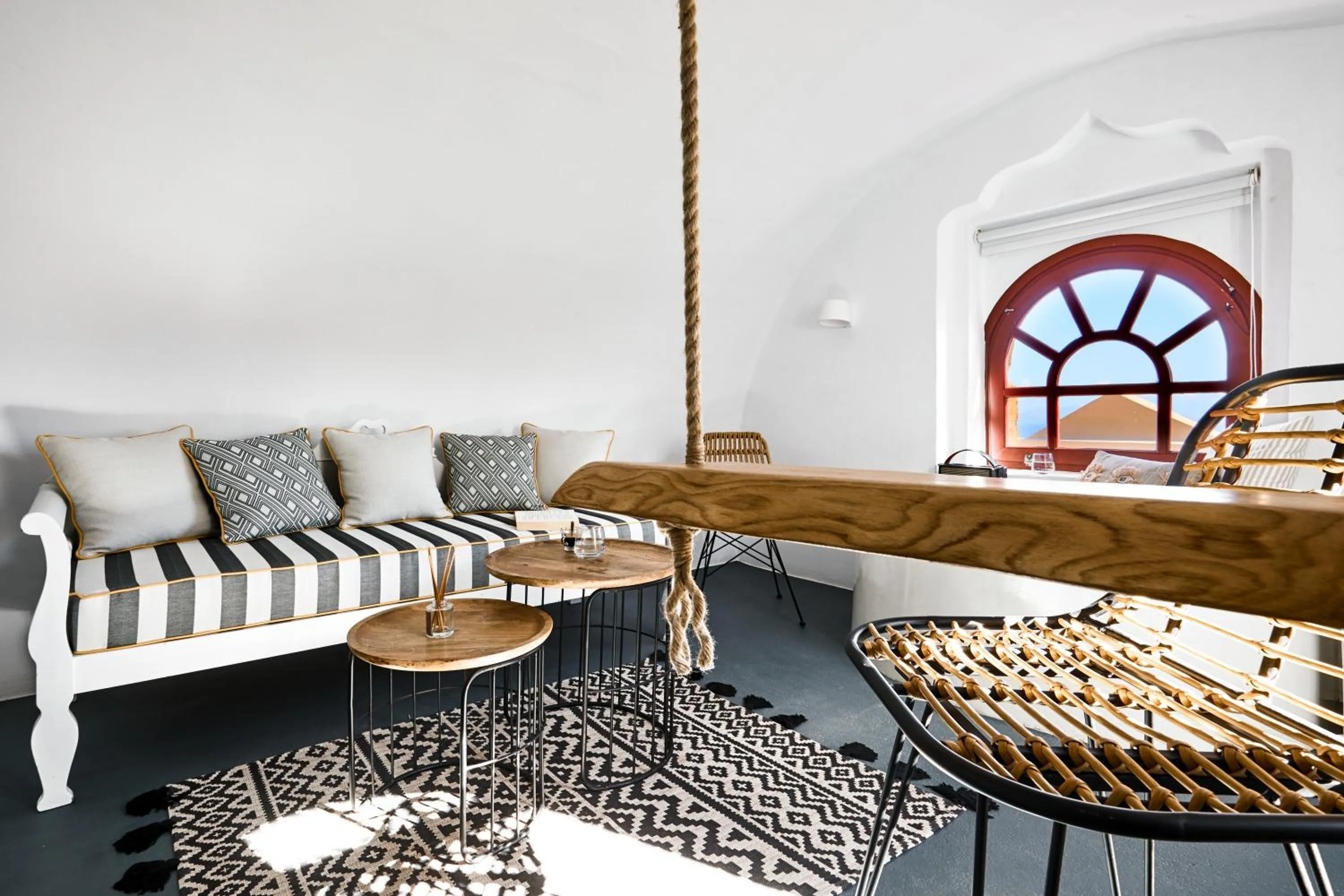 Seating area in Nano Suites