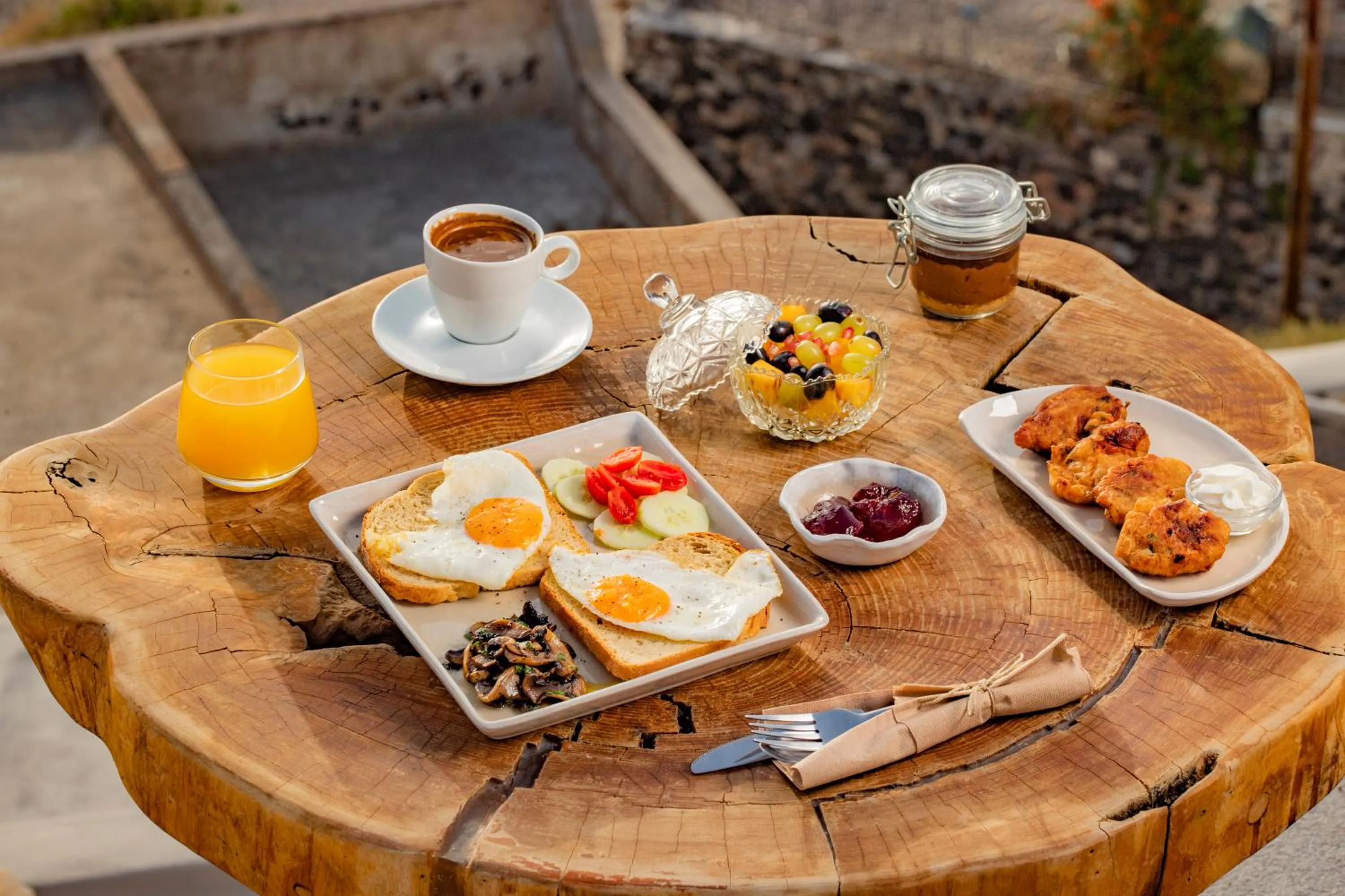 Continental breakfast in Nano Suites