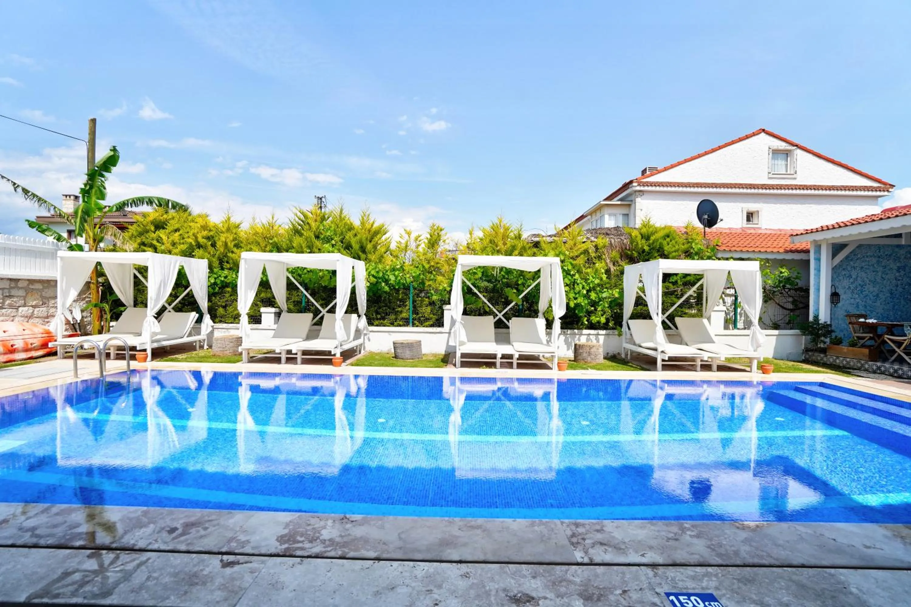 Swimming pool in La Mira Suites