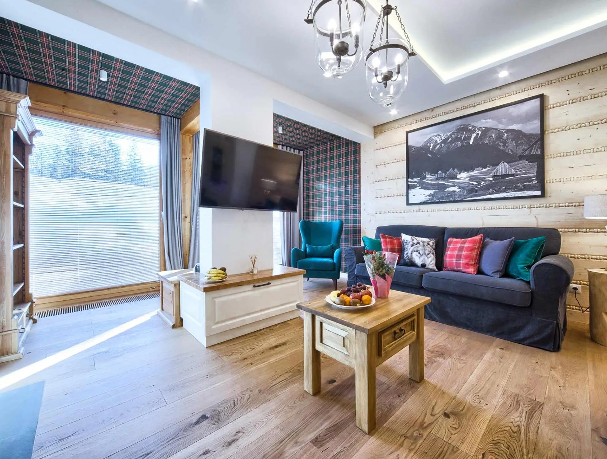 Living room in VisitZakopane - Coral Spa Apartment