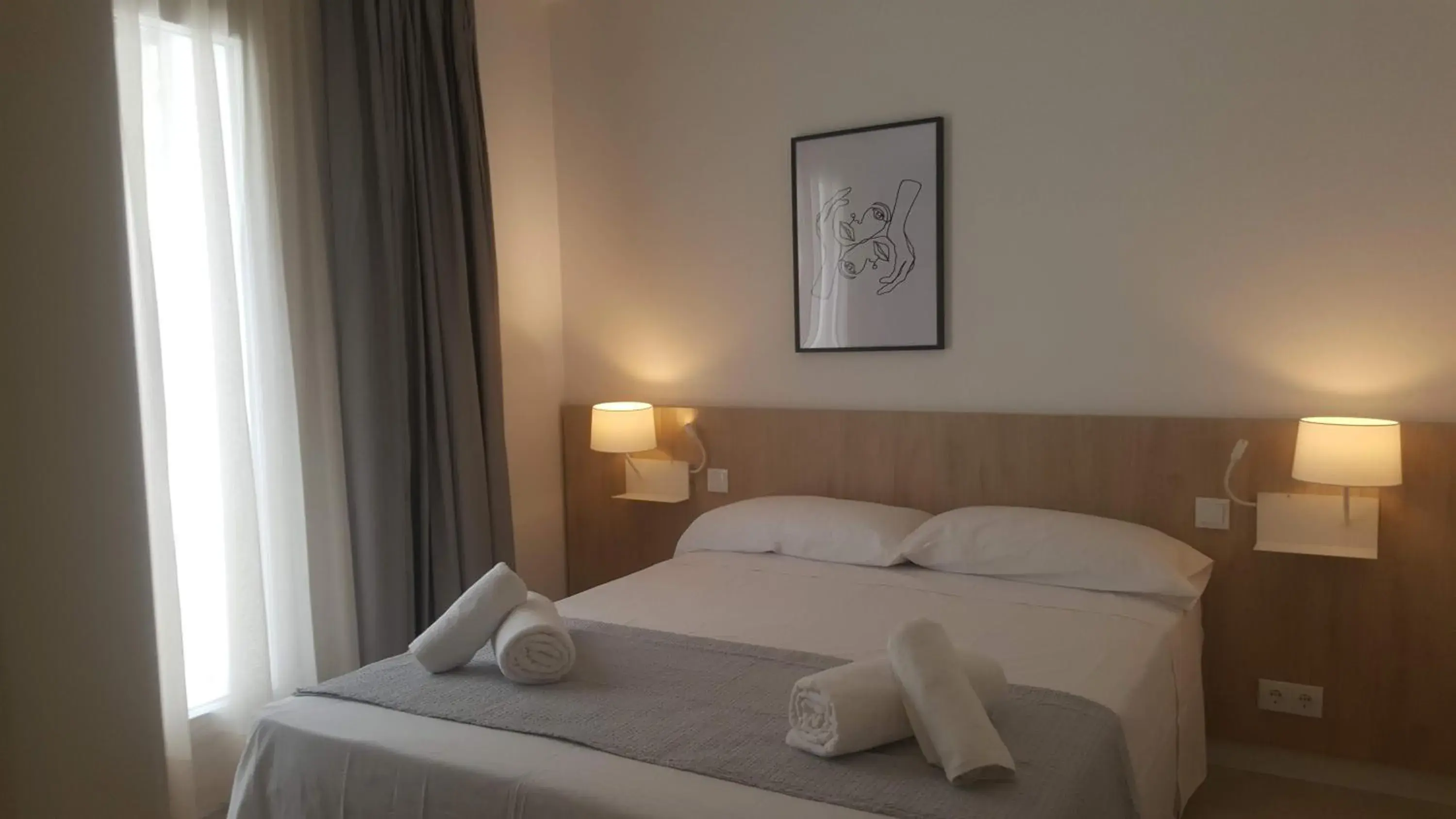 Bed in Hotel Victori Bed in Hotel Victori