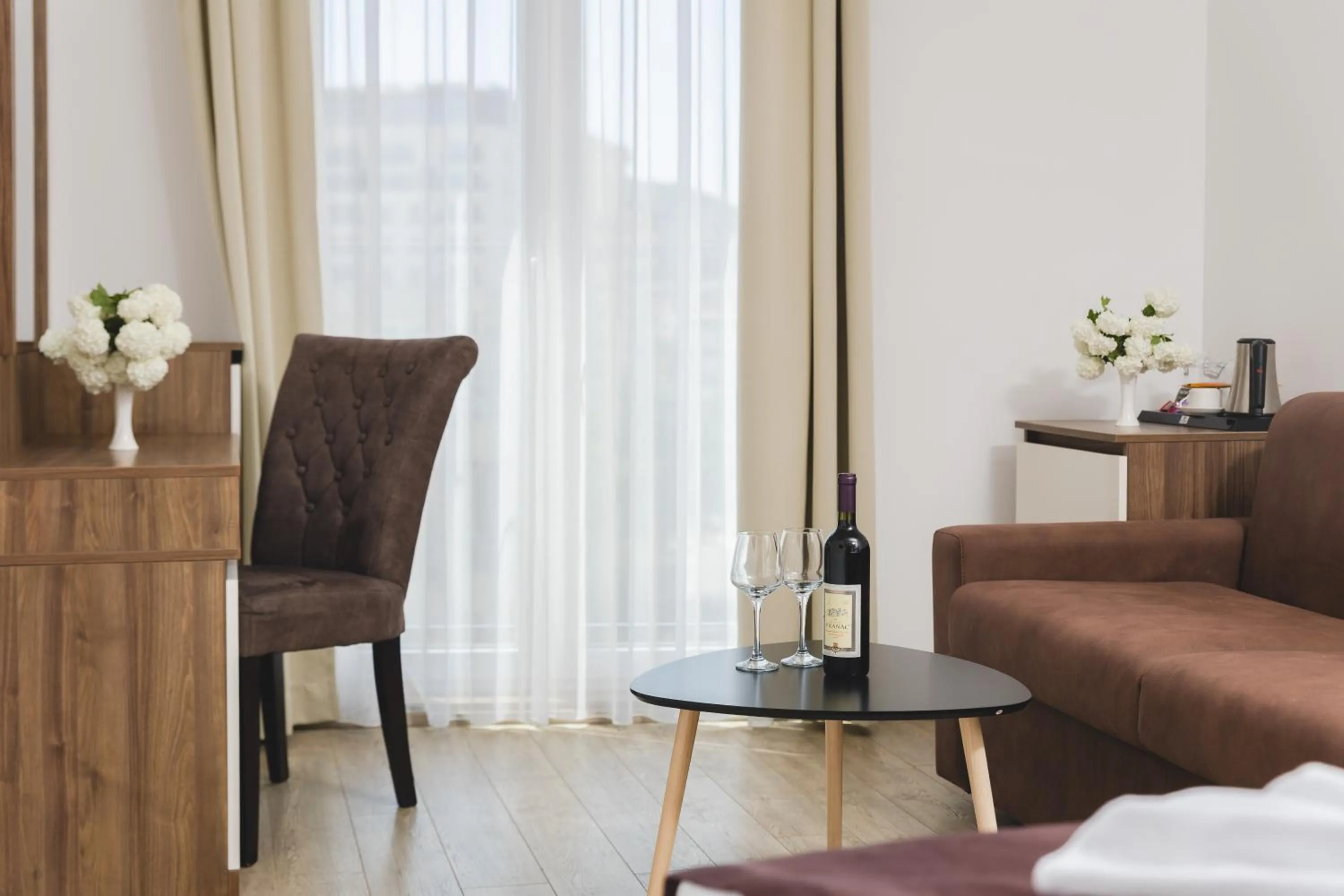 Seating area in Hotel 219 Budva