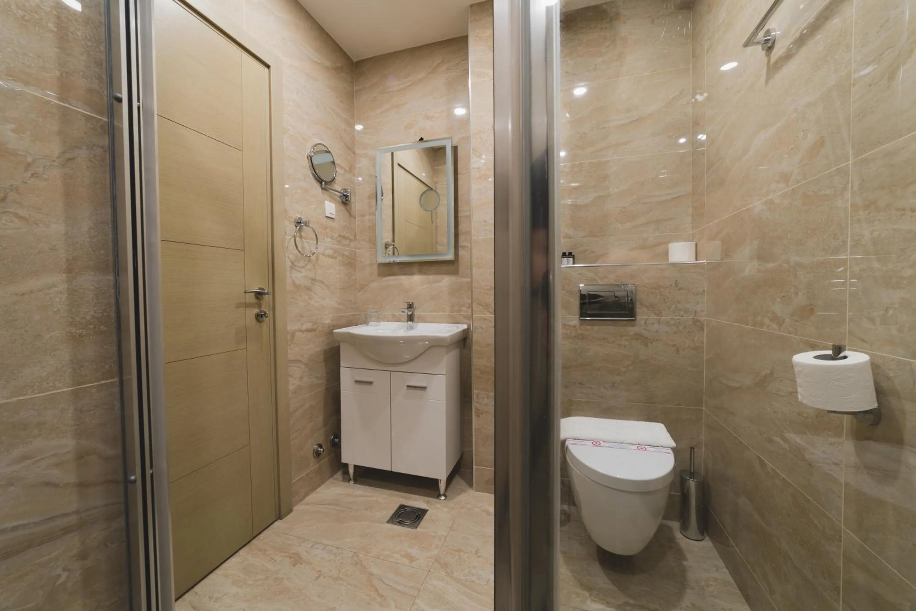 Shower in Hotel 219 Budva