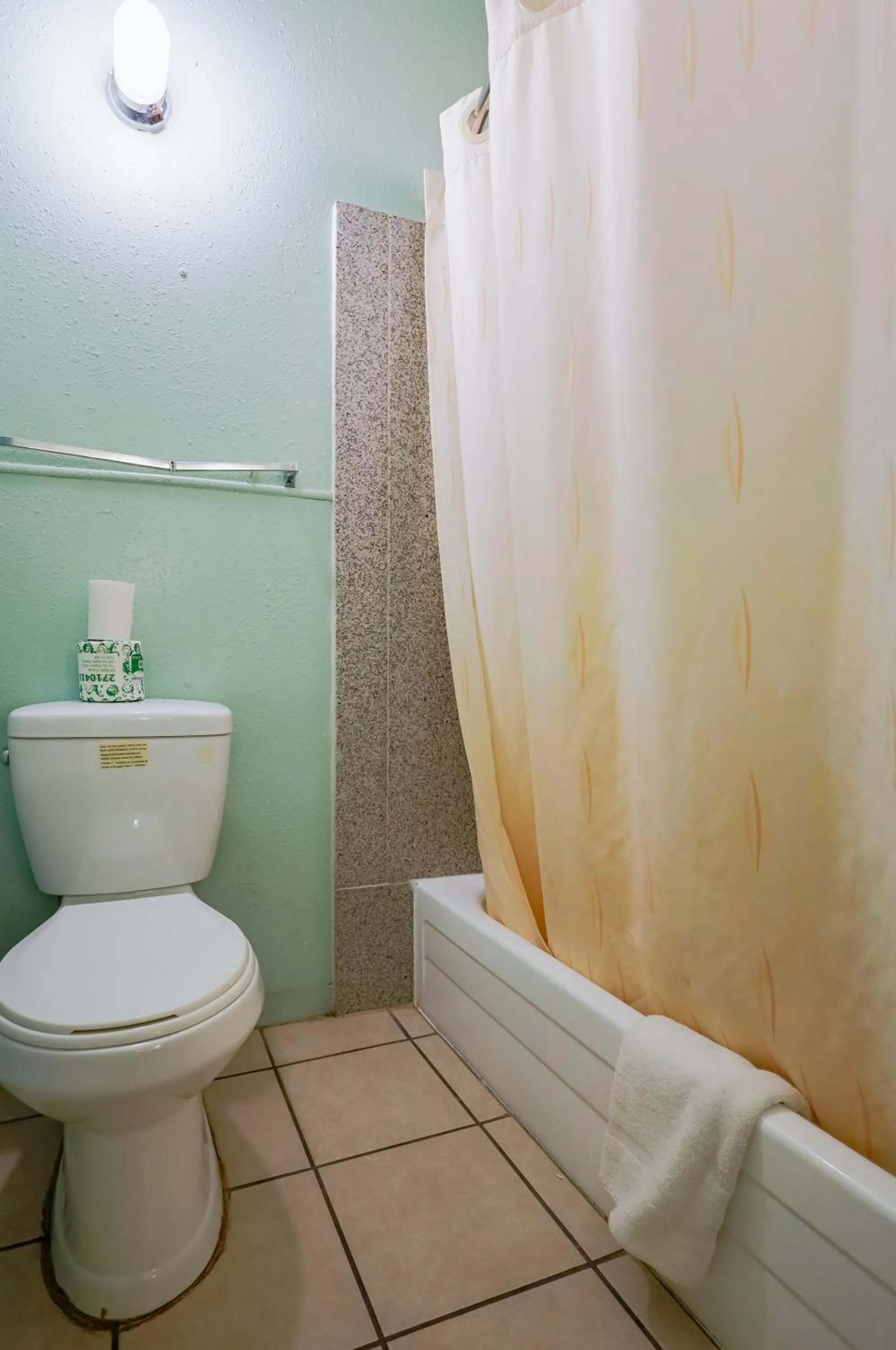 Toilet in Route 66 Inn of Santa Rosa, NM