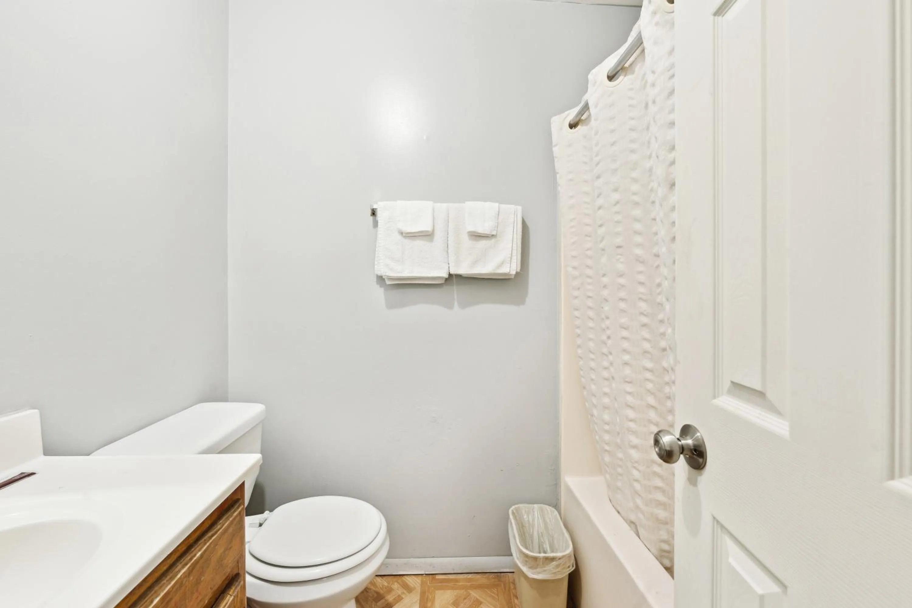 Bathroom in Flint Motel by OYO MI Near I-475