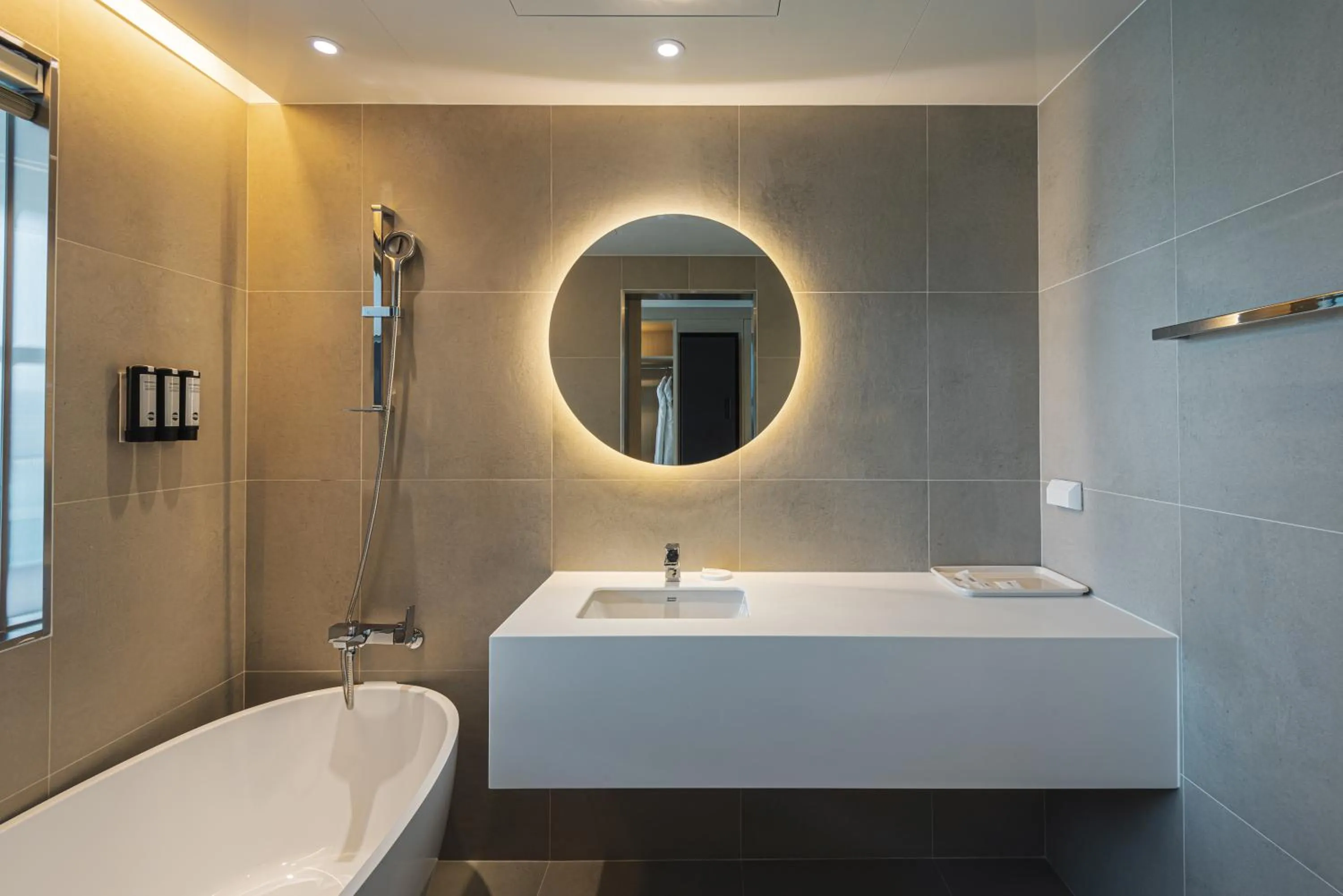 Shower in Hotel Marine view