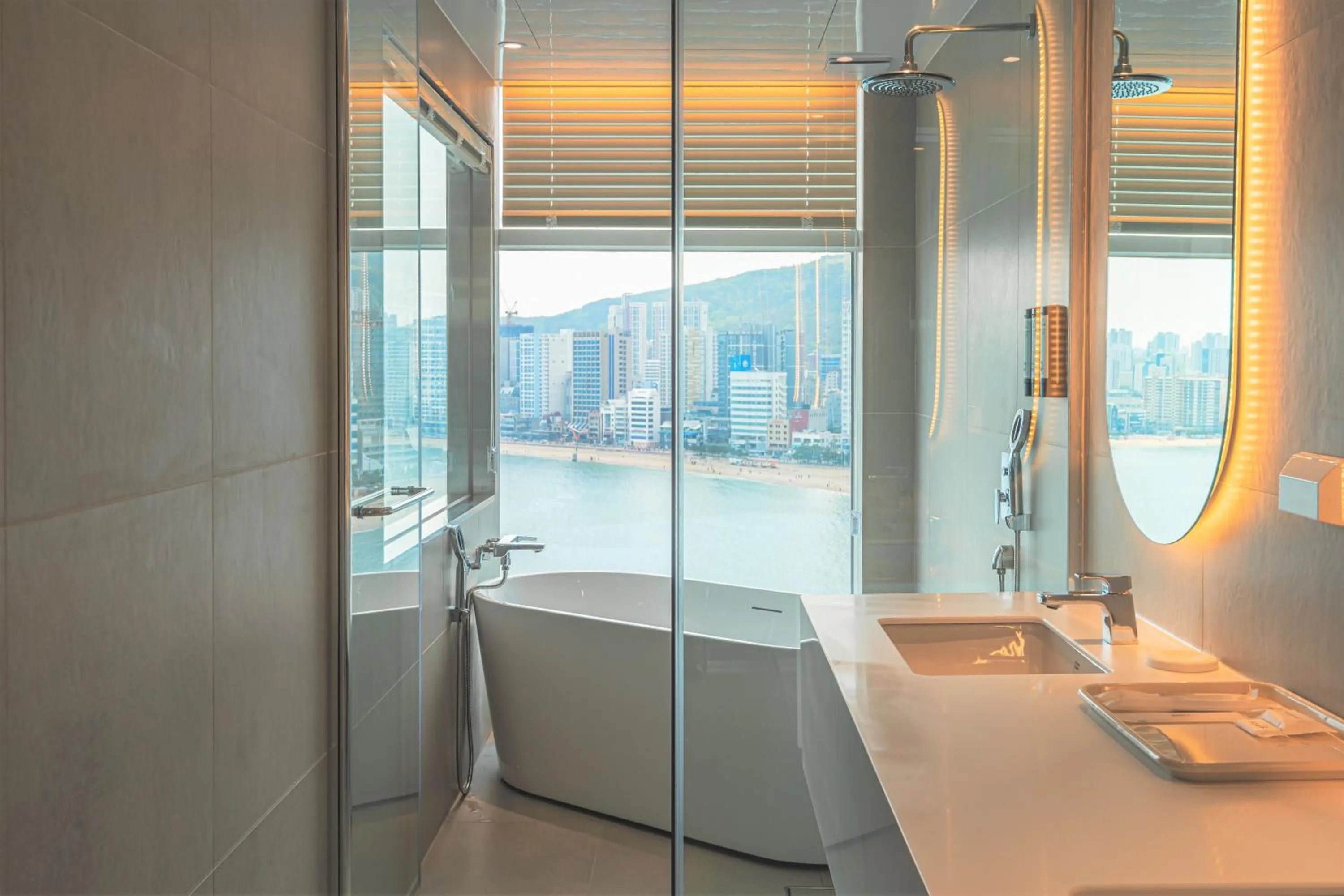 Bathroom in Hotel Marine view