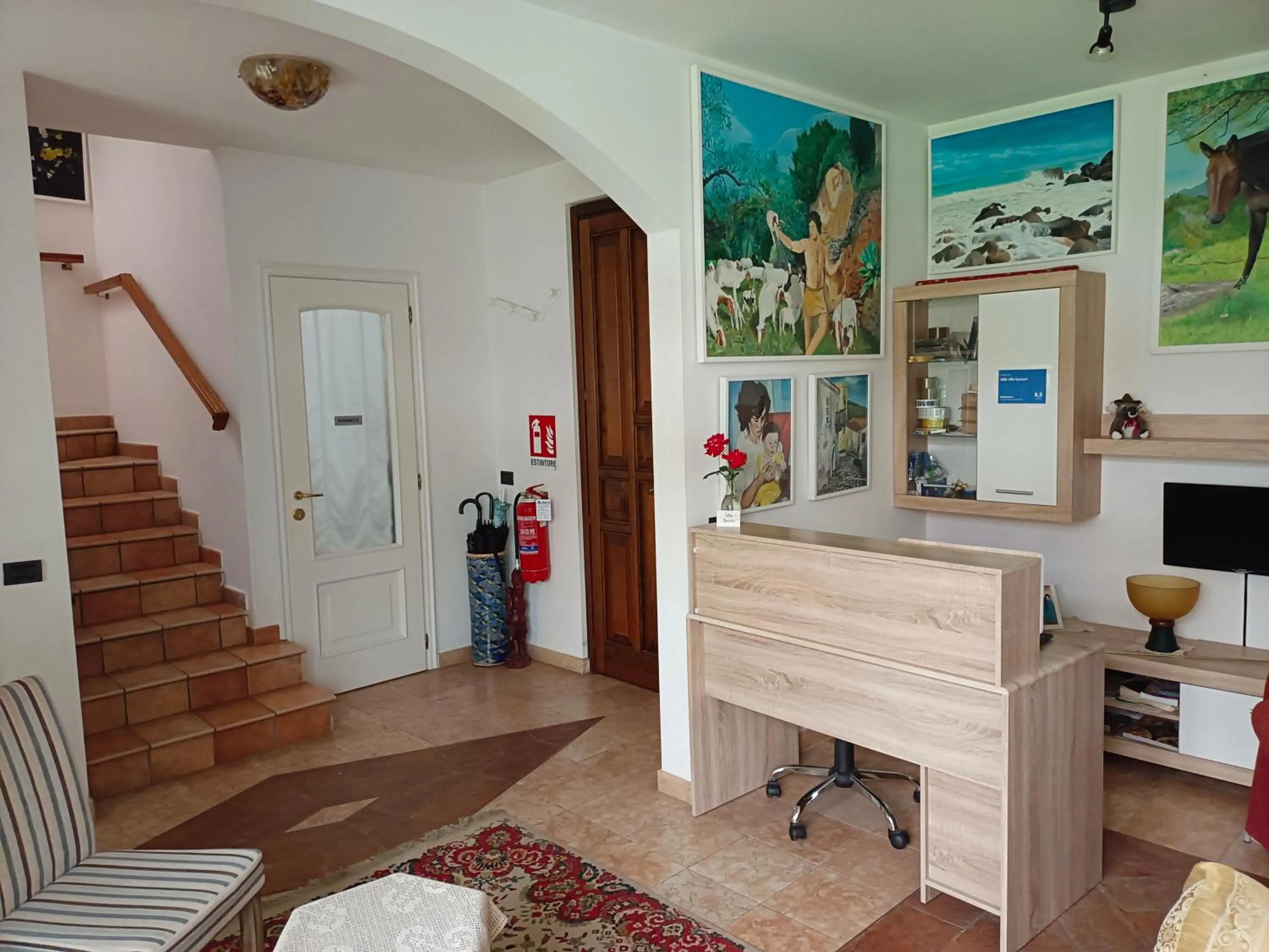 Lobby or reception in B&B Villa Bucceri