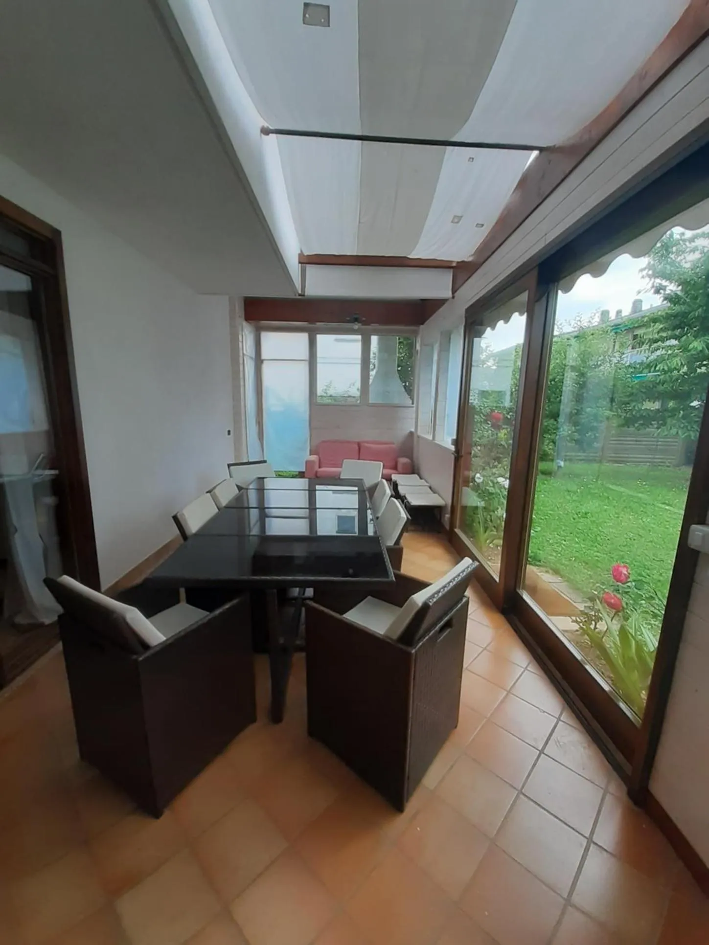 Seating area in B&B Villa Bucceri