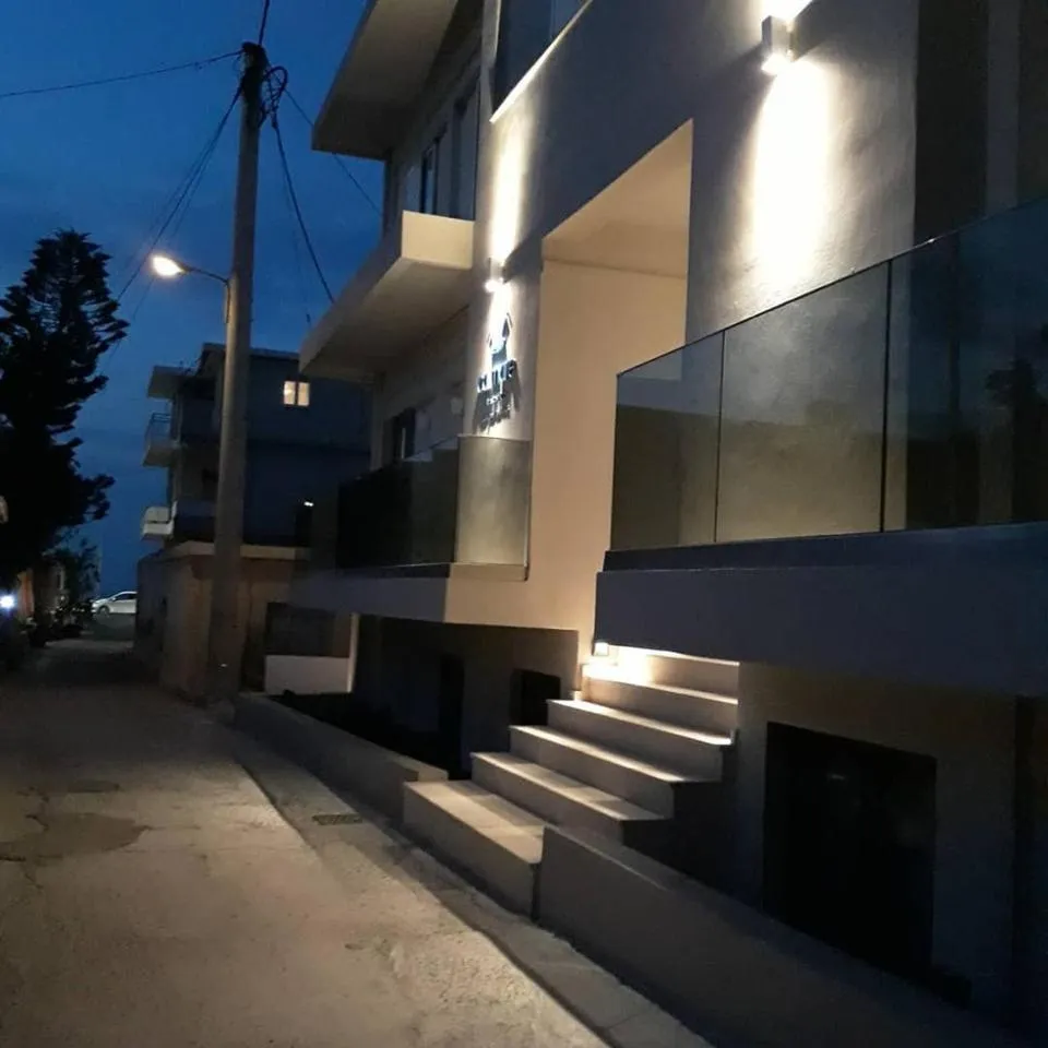 Quiet street view in Calmare suites