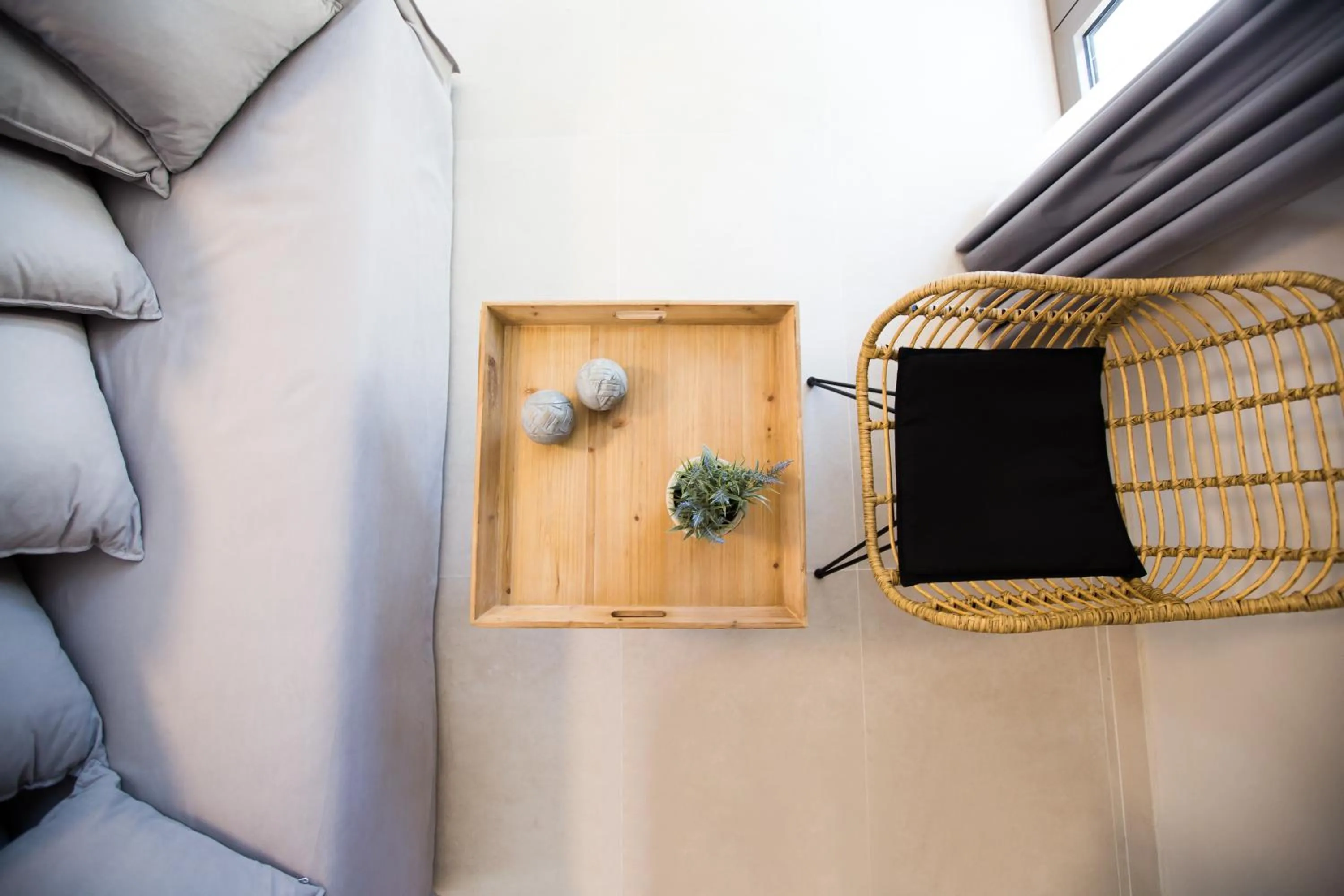 Seating area in Calmare suites