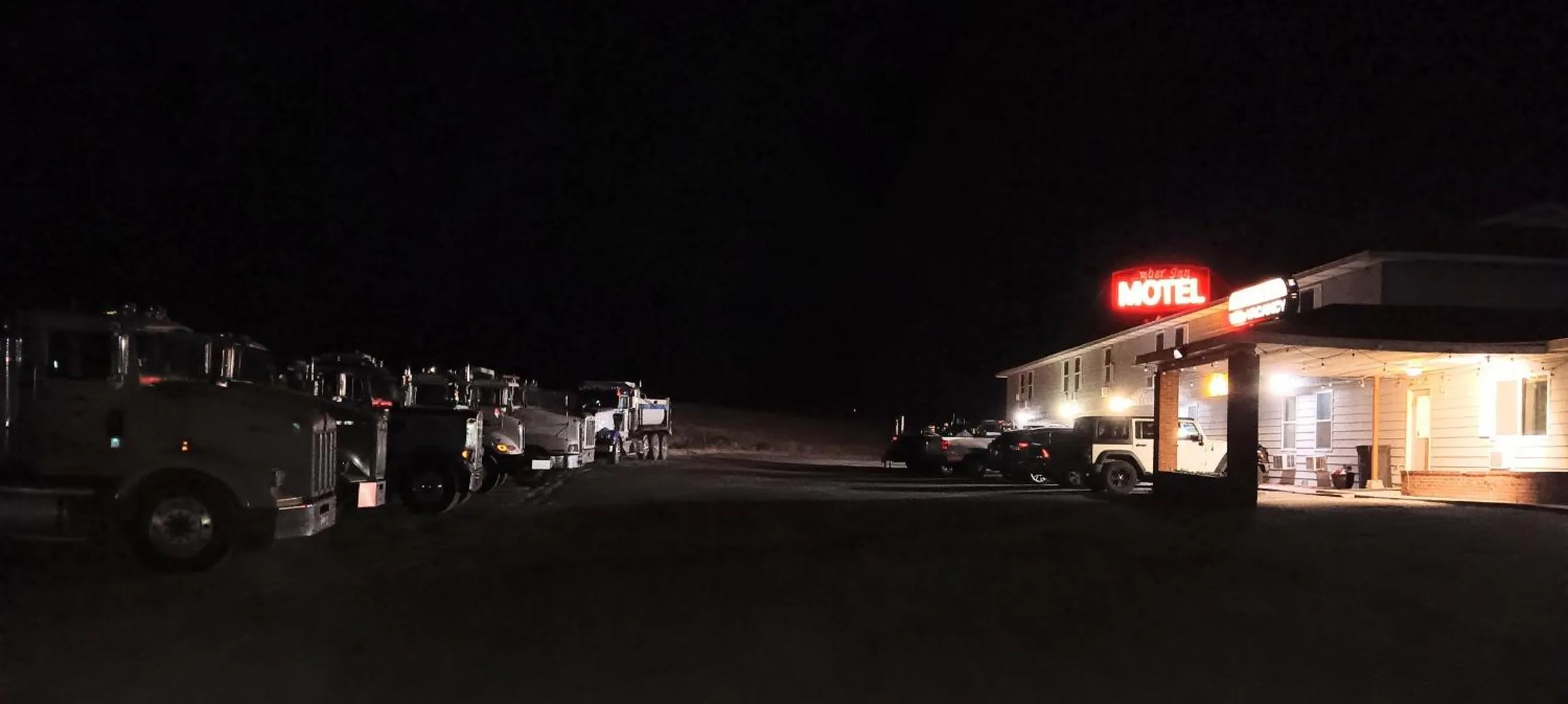 Night in Amber Inn Motel